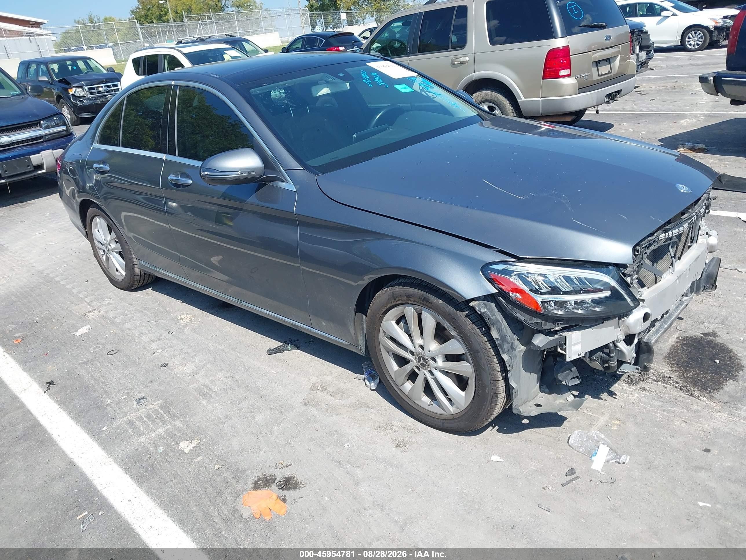 2020 Mercedes-Benz C-Class VIN W1KWF8DBXLR574131 — IAAI salvage auction photo