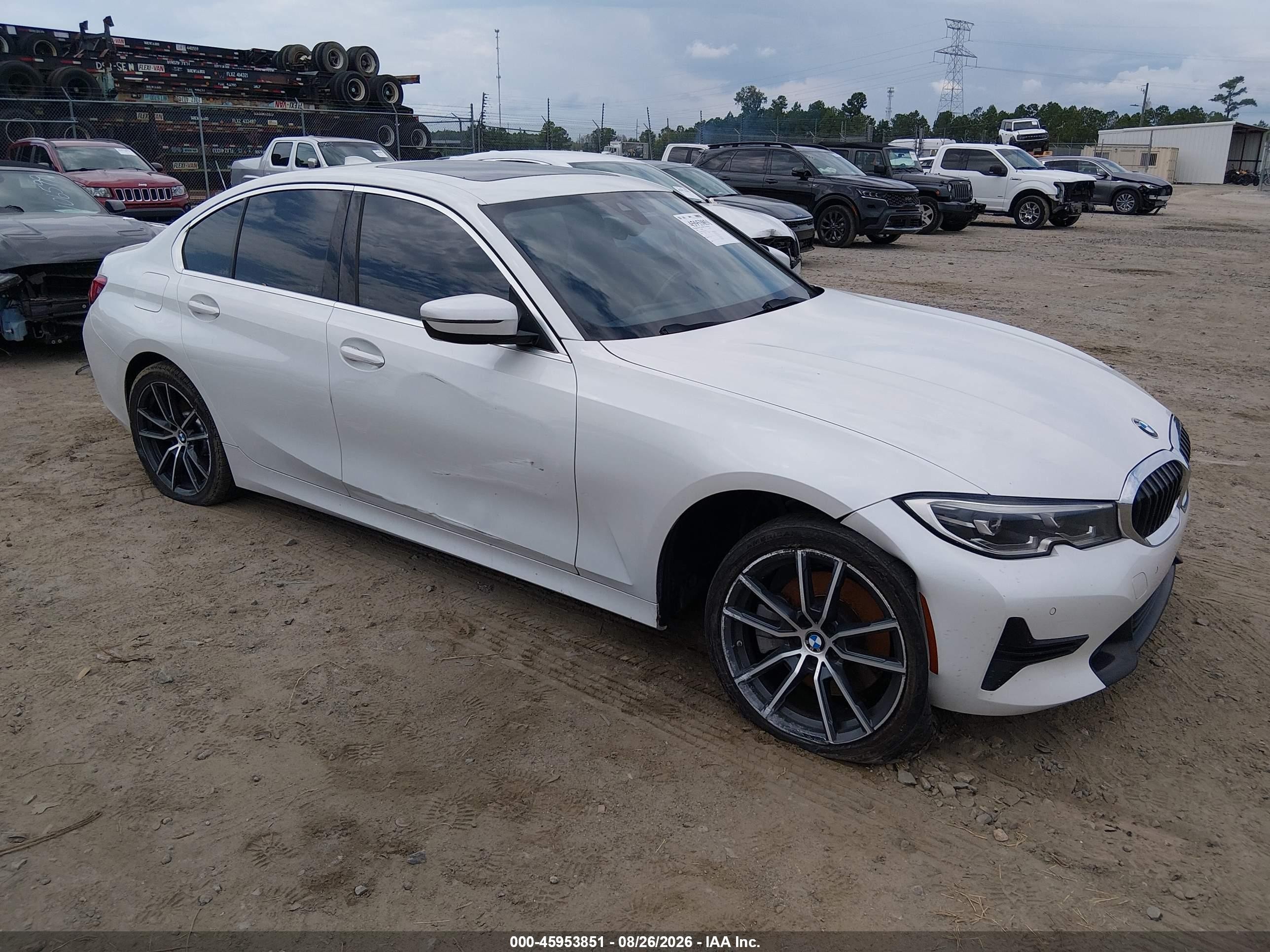 2020 BMW 3 Series VIN WBA5R7C0XLFH51608 — IAAI salvage auction photo