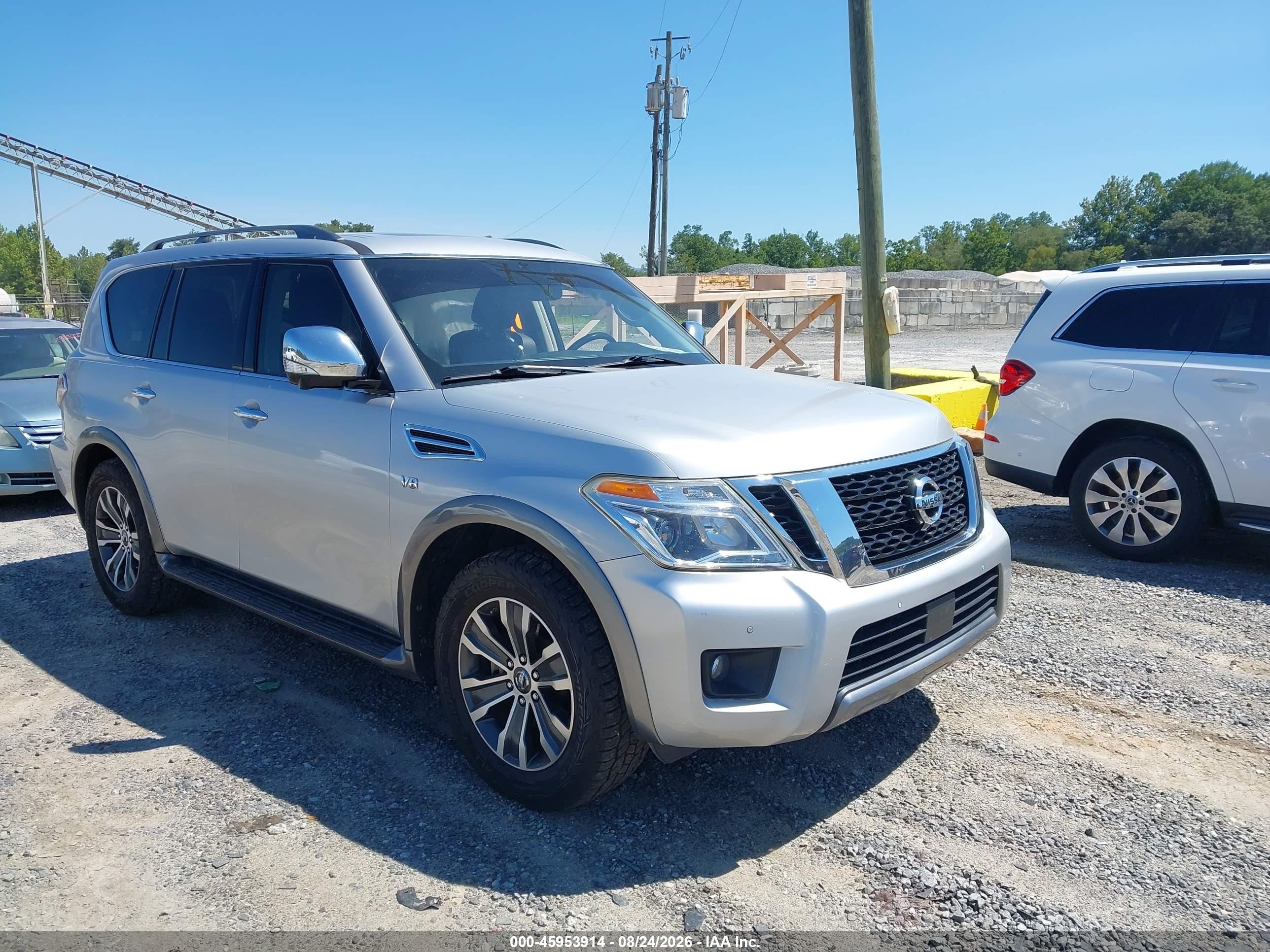 2019 Nissan Armada VIN JN8AY2NC0K9586732 — IAAI salvage auction photo