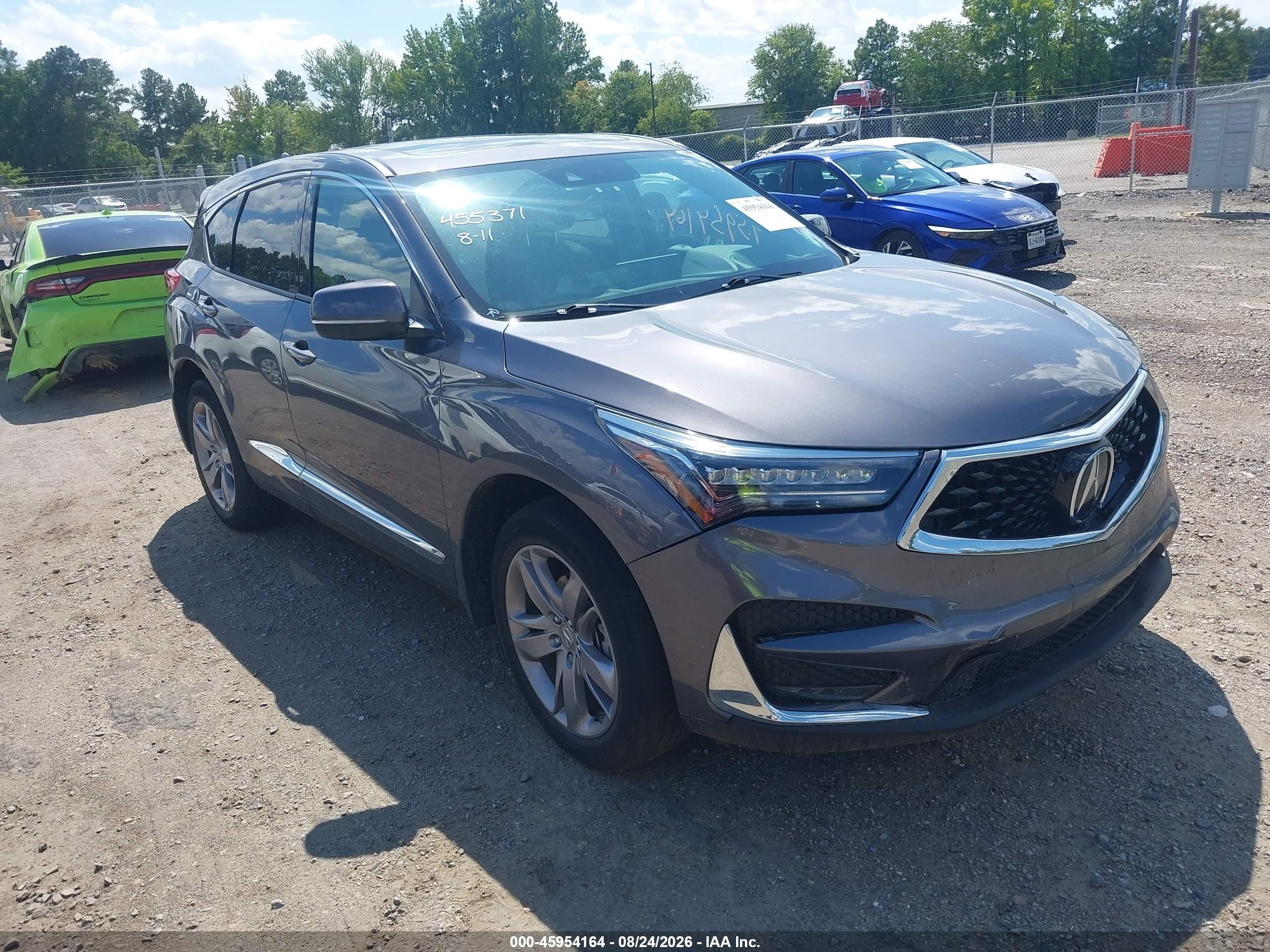 2020 Acura RDX VIN 5J8TC2H75LL010190 — IAAI salvage auction photo