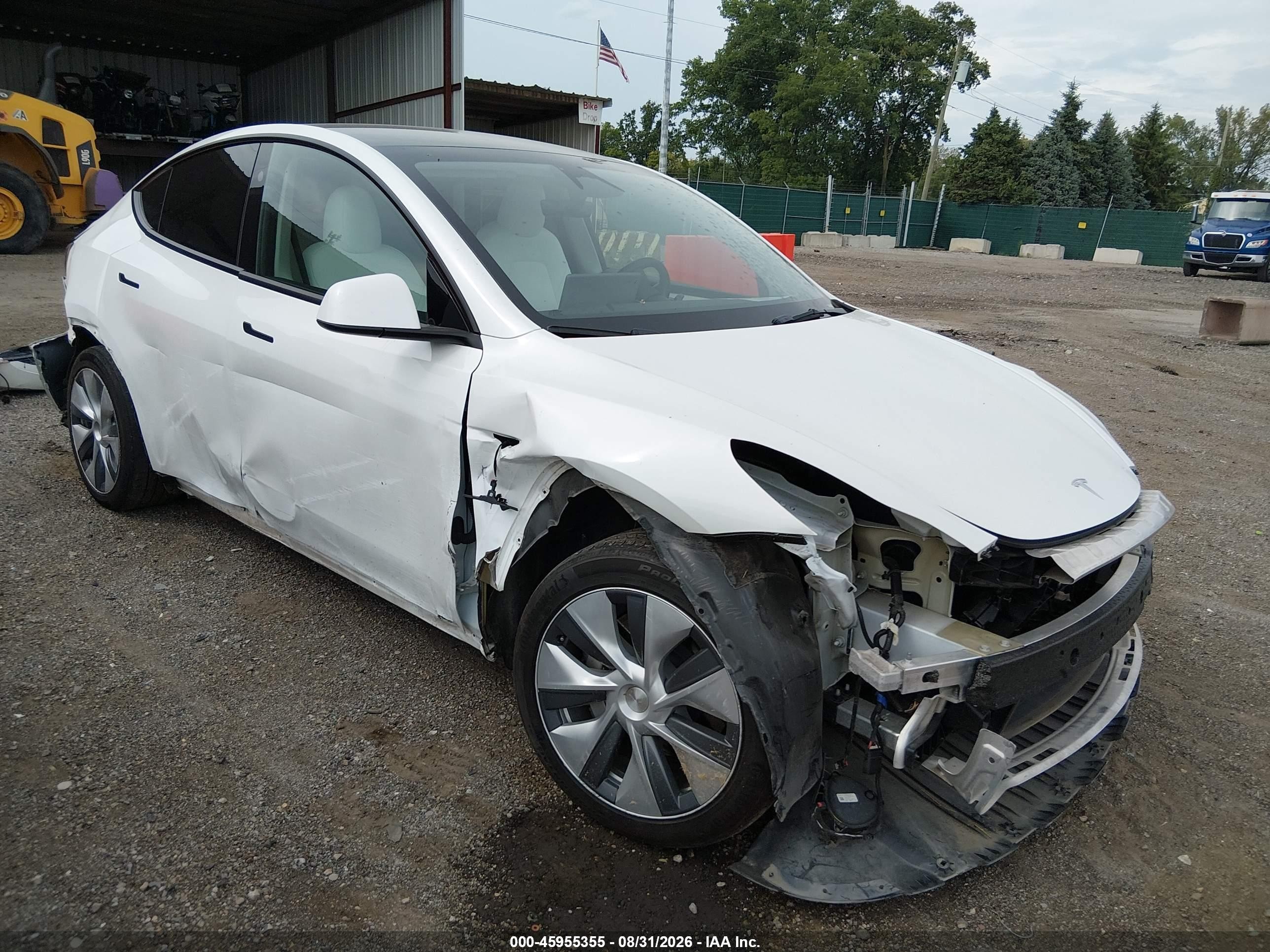 2023 Tesla Model Y VIN 7SAYGAEE4PF869871 — IAAI salvage auction photo