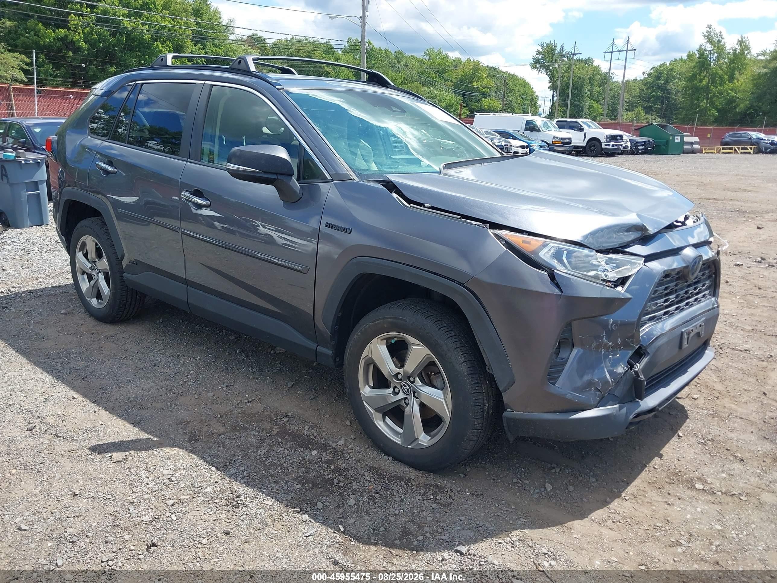 2019 Toyota RAV4 Hybrid VIN JTMDWRFV9KD514125 — IAAI salvage auction photo