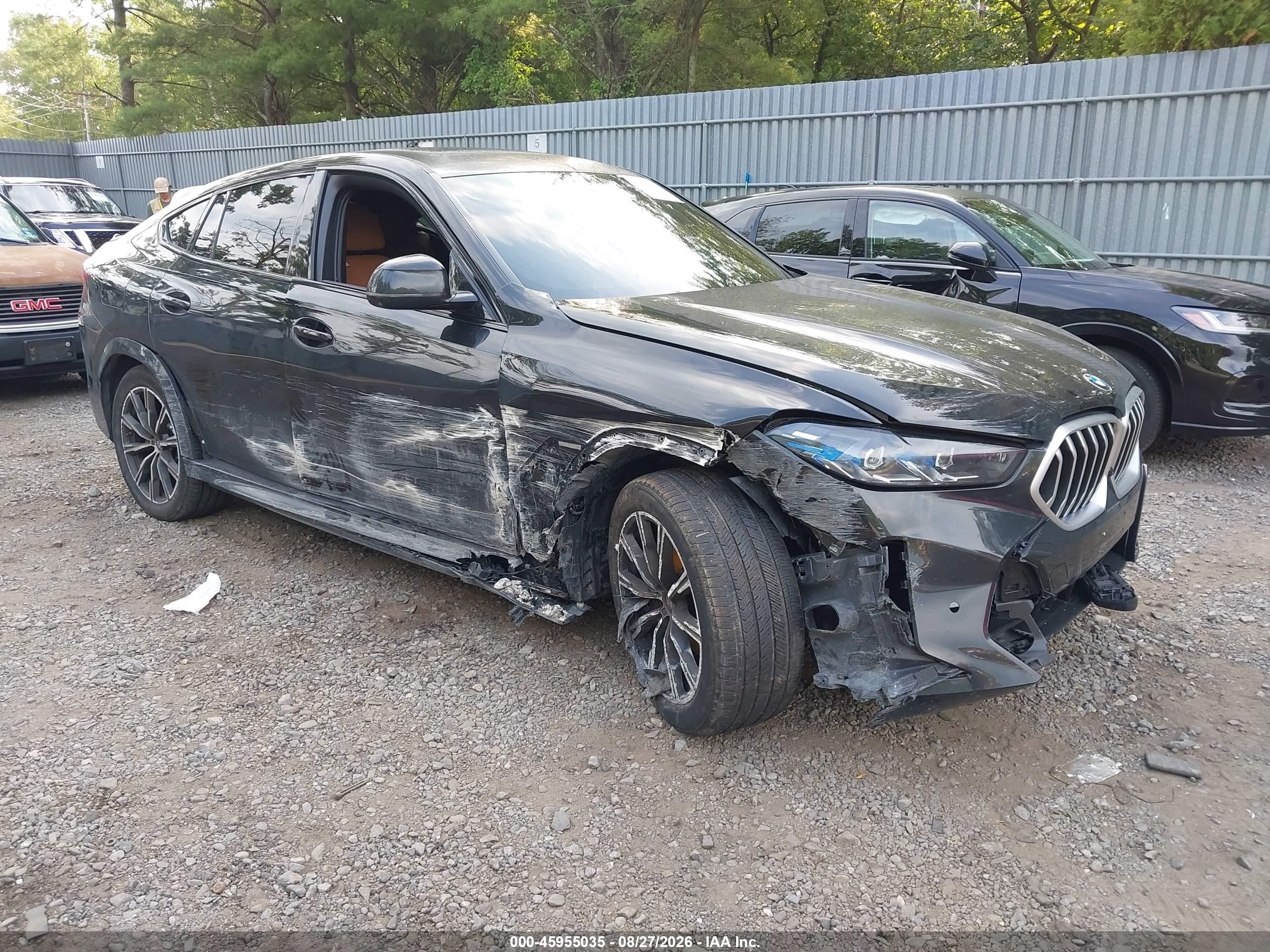 2026 BMW X6 VIN 5UX33EX09T9226785 IAAI salvage auction — Side, Salvage (Texas), sold $29,250 on 2026-09-12 (photo 1)