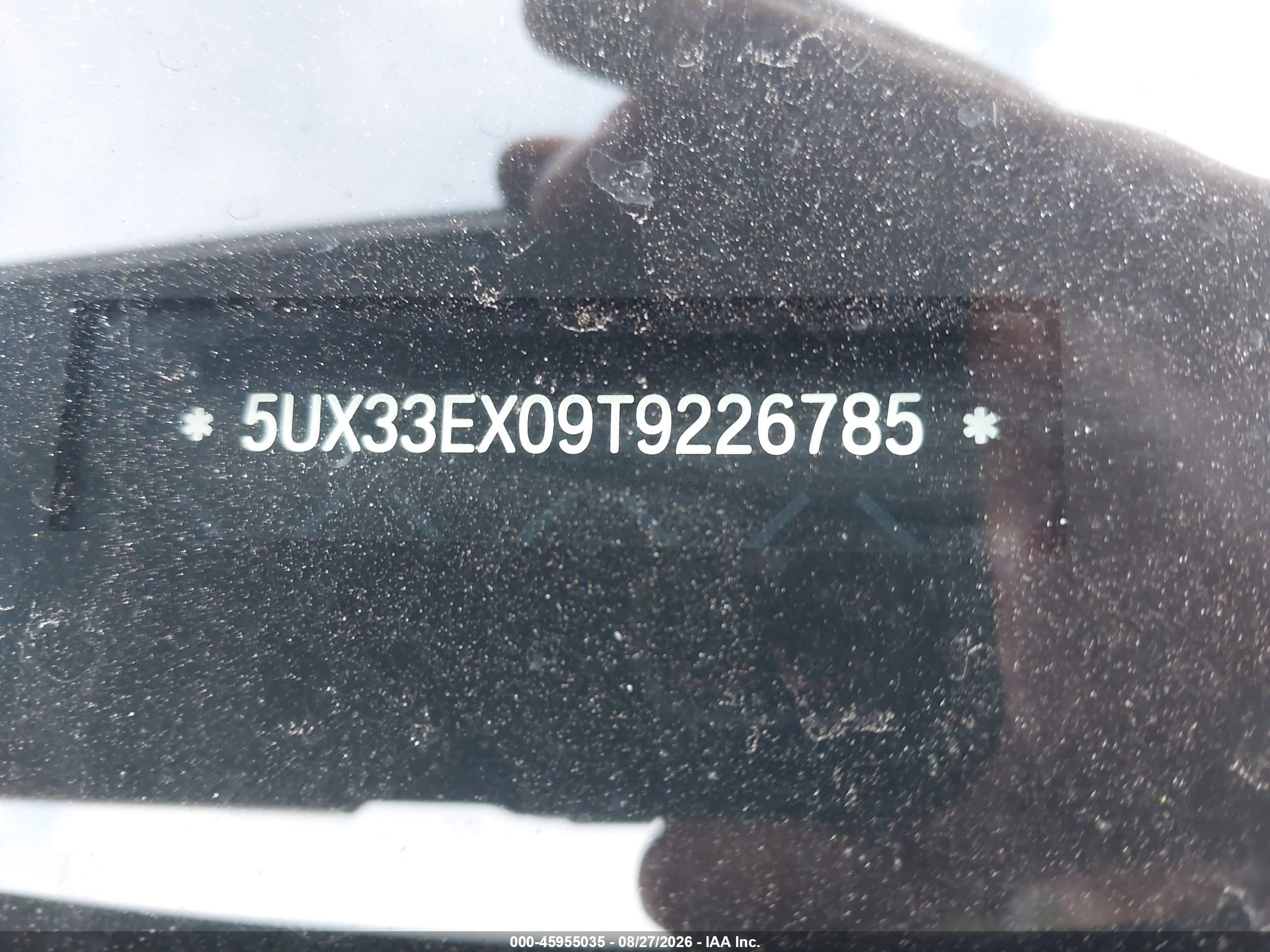 2026 BMW X6 VIN 5UX33EX09T9226785 IAAI salvage auction — Side, Salvage (Texas), sold $29,250 on 2026-09-12 (photo 9)