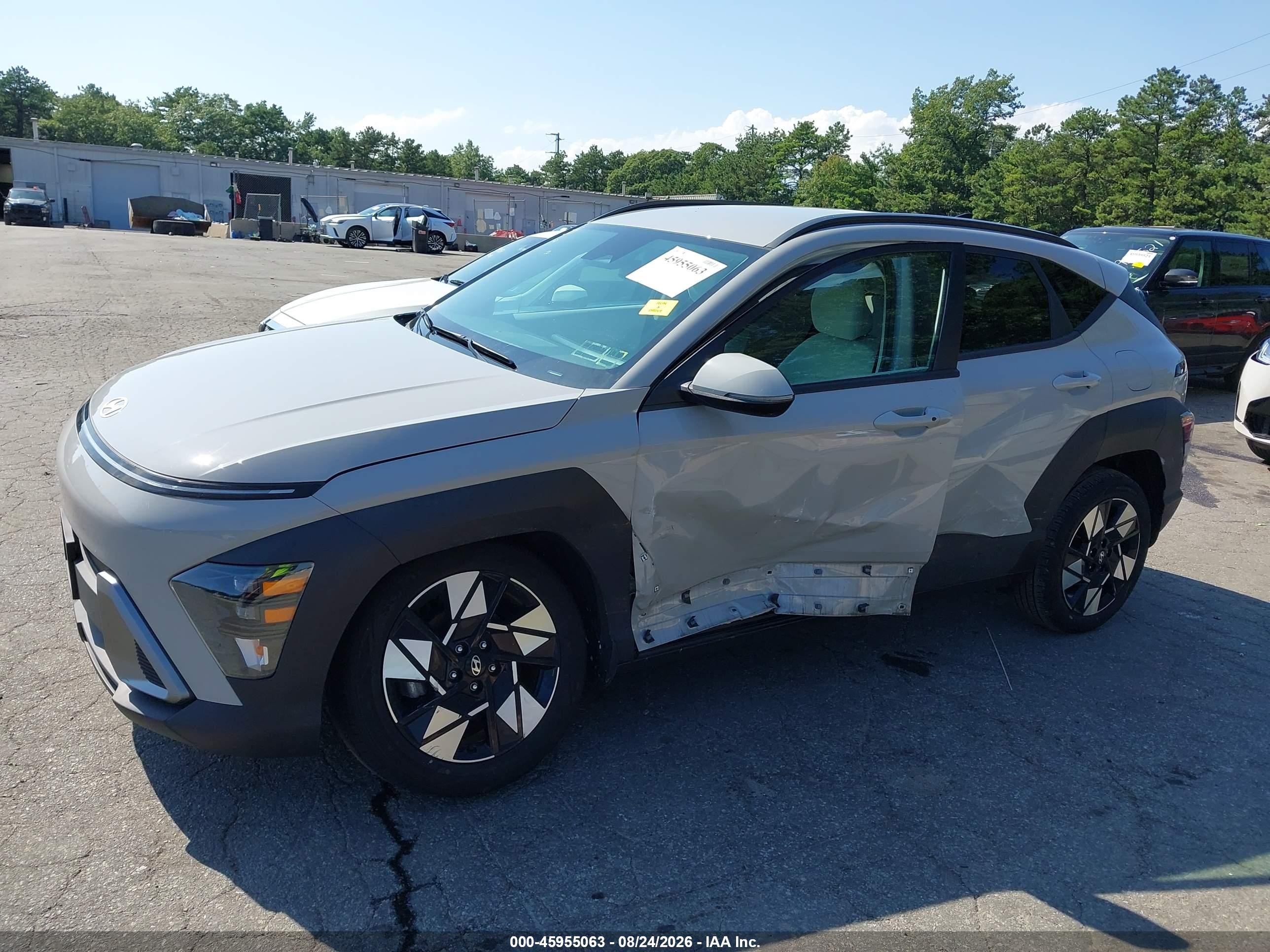 2025 Hyundai Kona VIN KM8HBCAB6SU212553 IAAI salvage auction — Side, Mv-907A (New York), sold $8,625 on 2026-10-09 (photo 6)