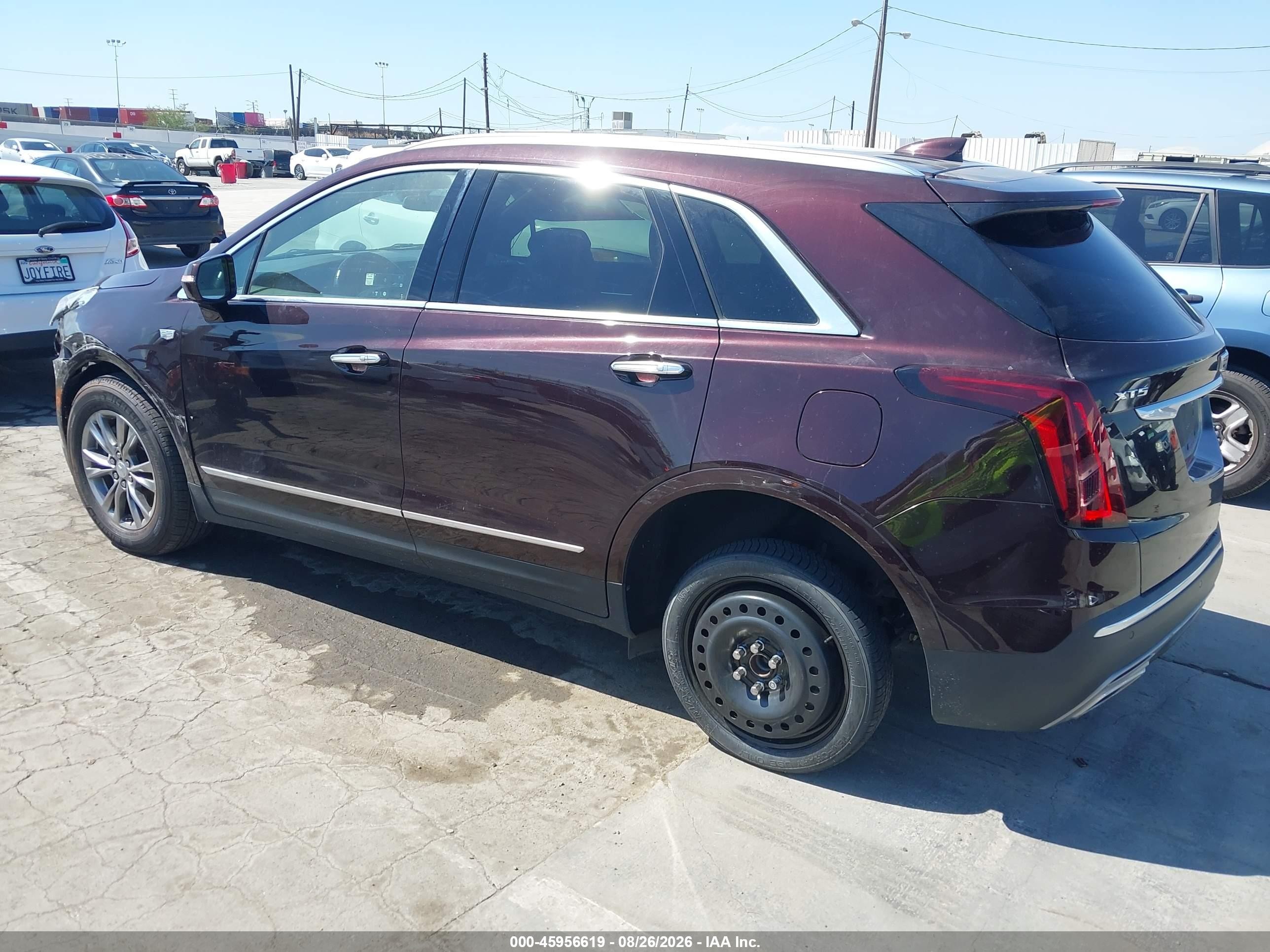 2020 Cadillac Xt5 VIN 1GYKNCRS5LZ240137 IAAI salvage auction — Front End, Salvage (California), sold $4,150 on 2026-09-13 (photo 3)