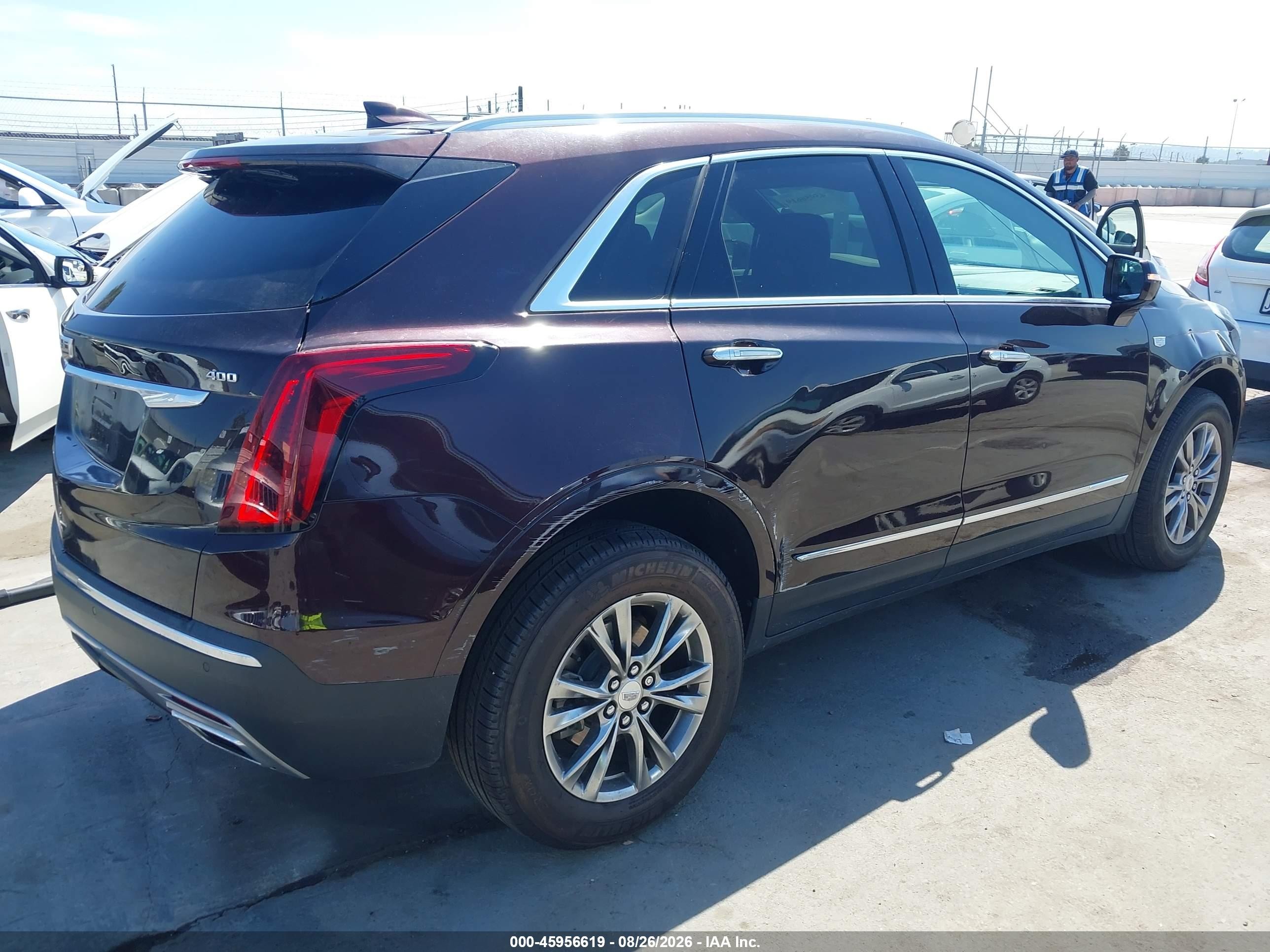 2020 Cadillac Xt5 VIN 1GYKNCRS5LZ240137 IAAI salvage auction — Front End, Salvage (California), sold $4,150 on 2026-09-13 (photo 4)