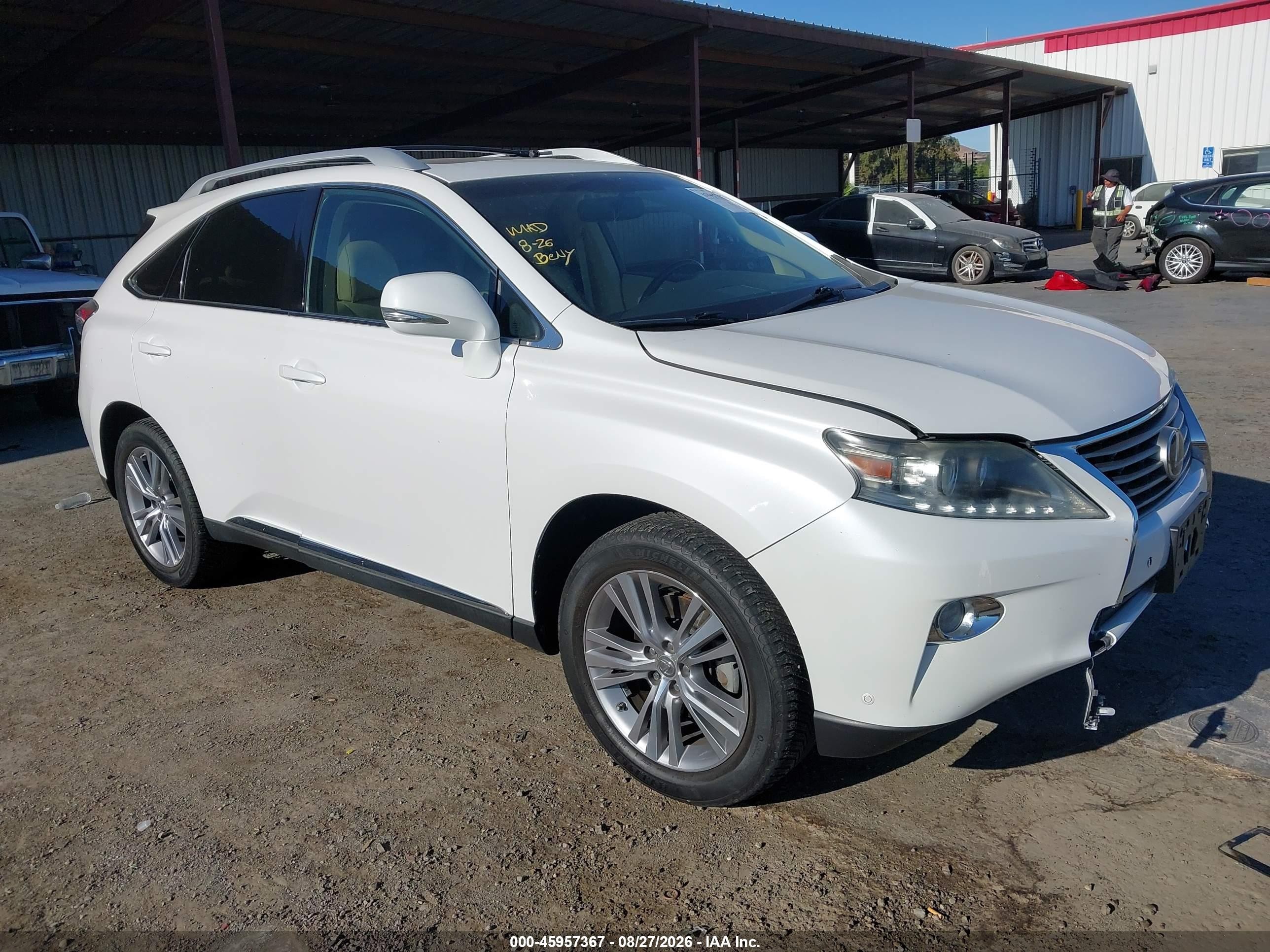 2015 Lexus RX 350 VIN 2T2BK1BA5FC308466 — IAAI salvage auction photo