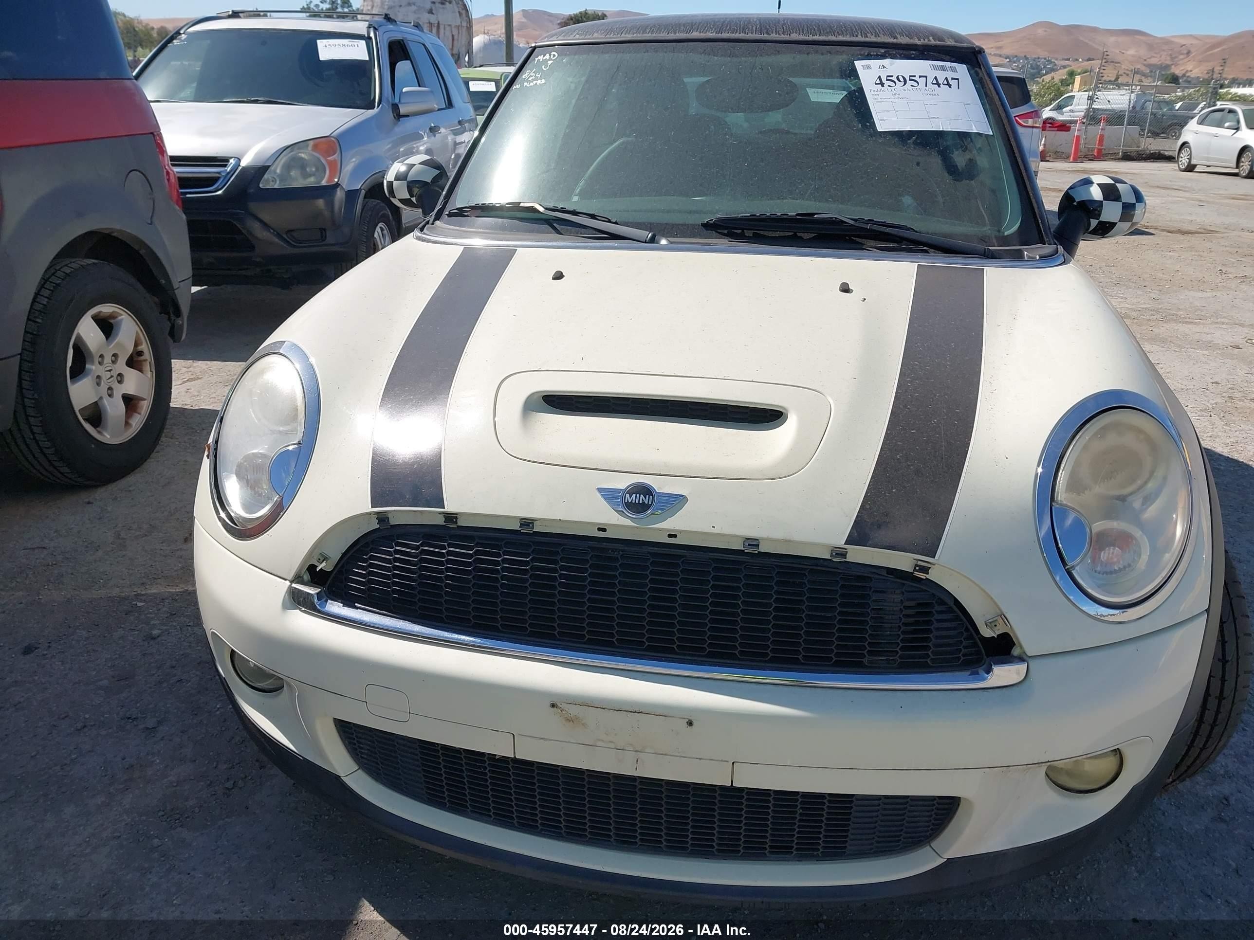 2009 Mini Cooper VIN WMWMF73539TW83756 IAAI salvage auction — Normal Wear, Clear - Dealer Only (California), sold $300 on 2026-09-03 (photo 6)