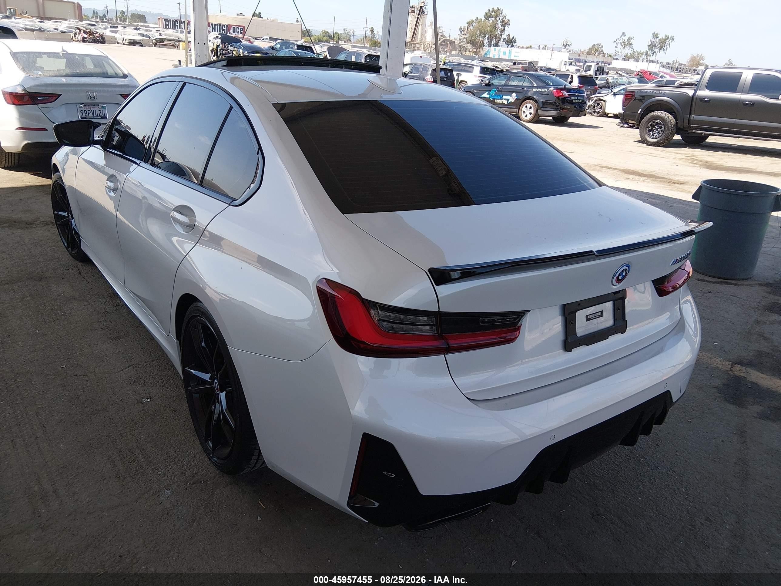 2023 BMW M340i VIN 3MW49FS03P8C80937 IAAI salvage auction — Unknown, Salvage (California), sold $20,400 on 2026-09-14 (photo 3)
