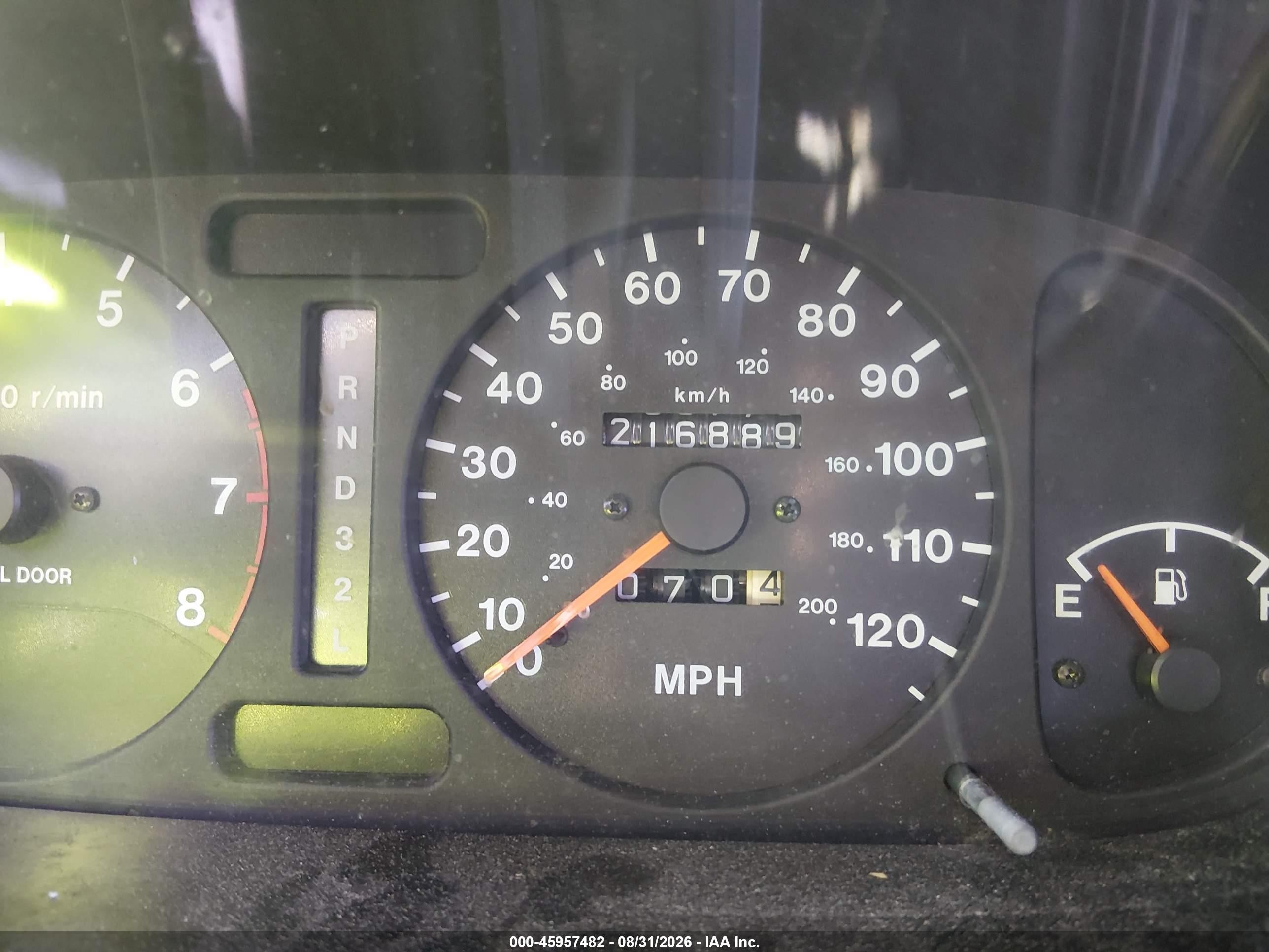 1999 Isuzu Rodeo VIN 4S2CM58WXX4361122 IAAI salvage auction — Normal Wear, Regular (Nevada), sold $25 on 2026-09-04 (photo 7)
