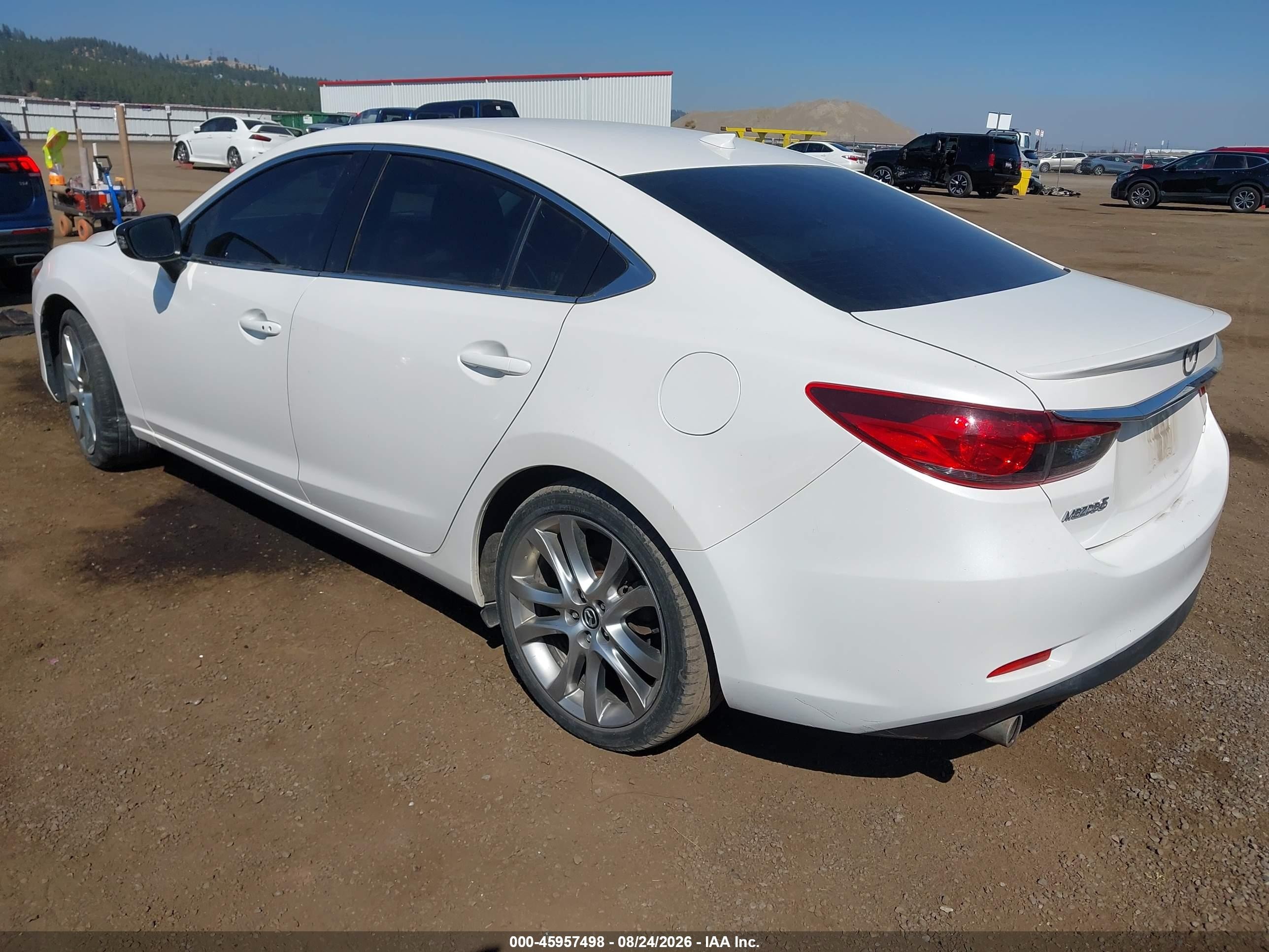 2014 Mazda 6 VIN JM1GJ1W62E1136693 IAAI salvage auction — Front End, Bill Of Sale (Washington), sold $725 on 2026-09-23 (photo 3)