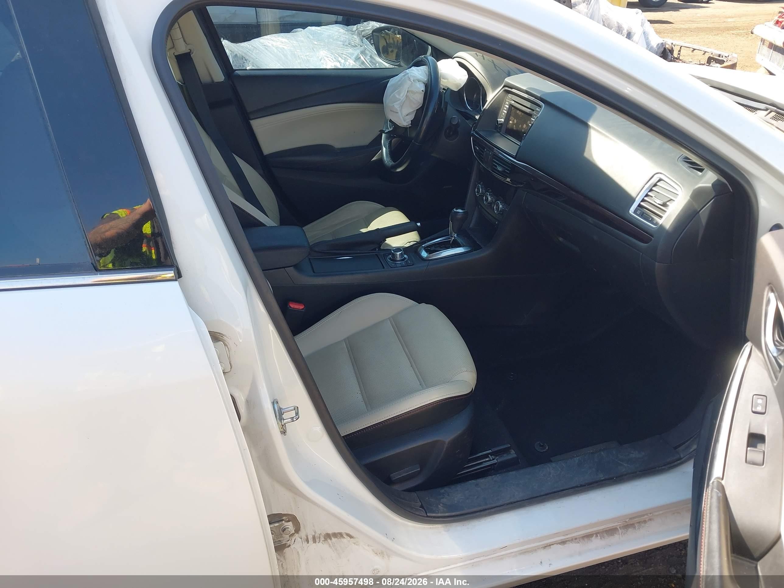 2014 Mazda 6 VIN JM1GJ1W62E1136693 IAAI salvage auction — Front End, Bill Of Sale (Washington), sold $725 on 2026-09-23 (photo 5)
