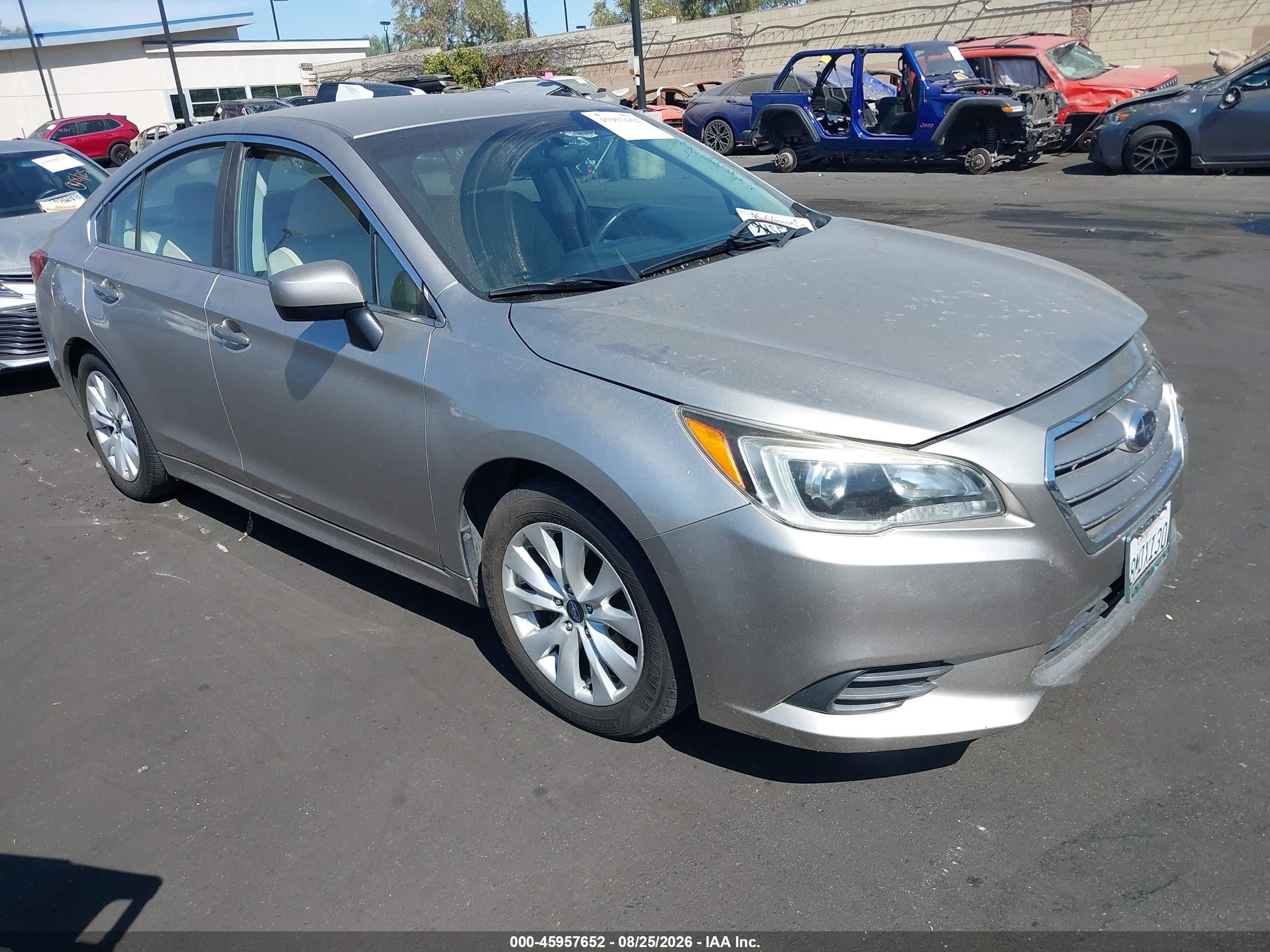 2017 Subaru LEGACY VIN 4S3BNAC60H3066963 IAAI salvage auction — Unknown, Salvage Certificate (California), sold $1,650 on 2026-09-13 (photo 1)