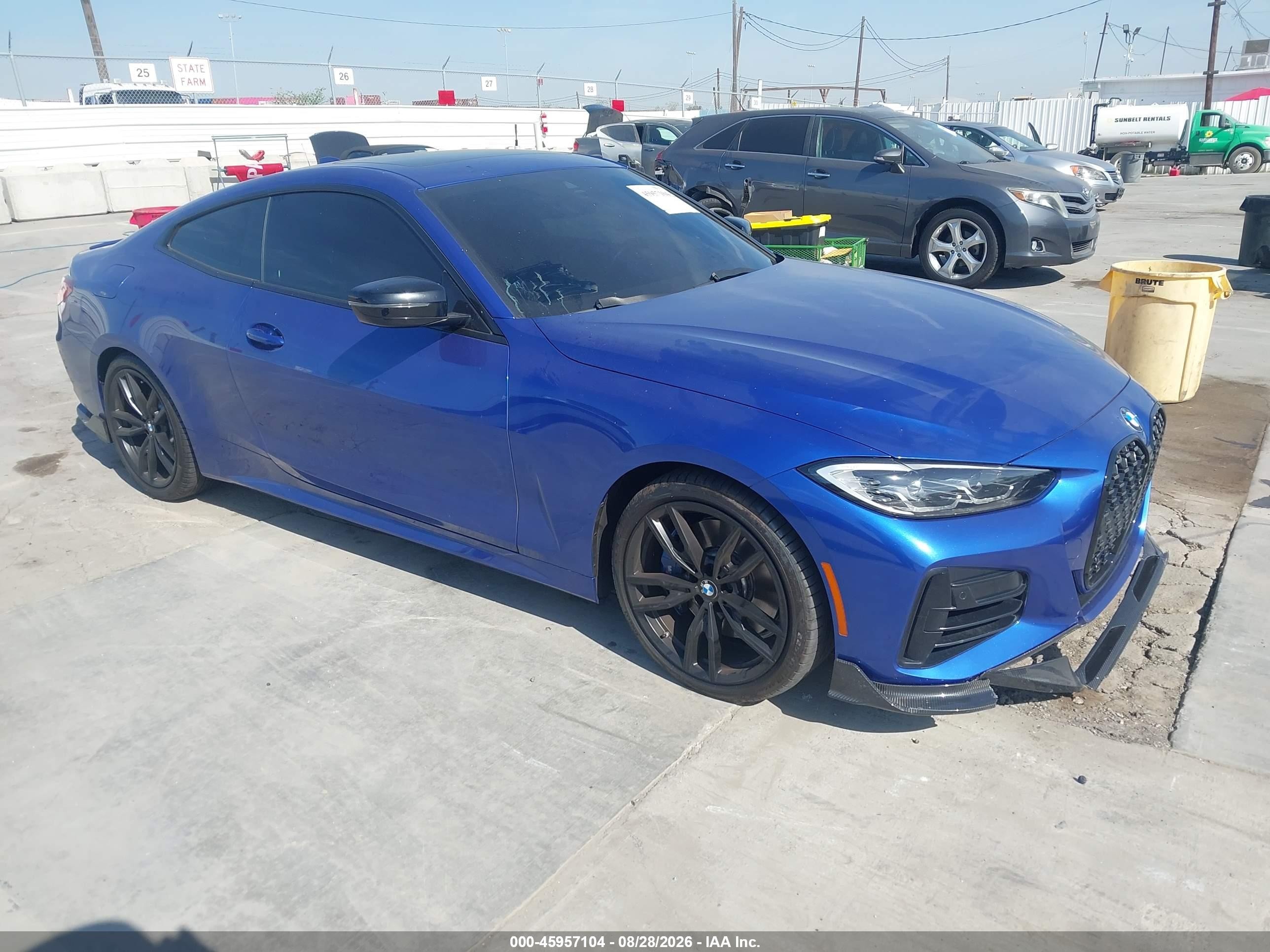 2021 BMW M440i xDrive VIN WBA13AR08MCG27540 — IAAI salvage auction photo