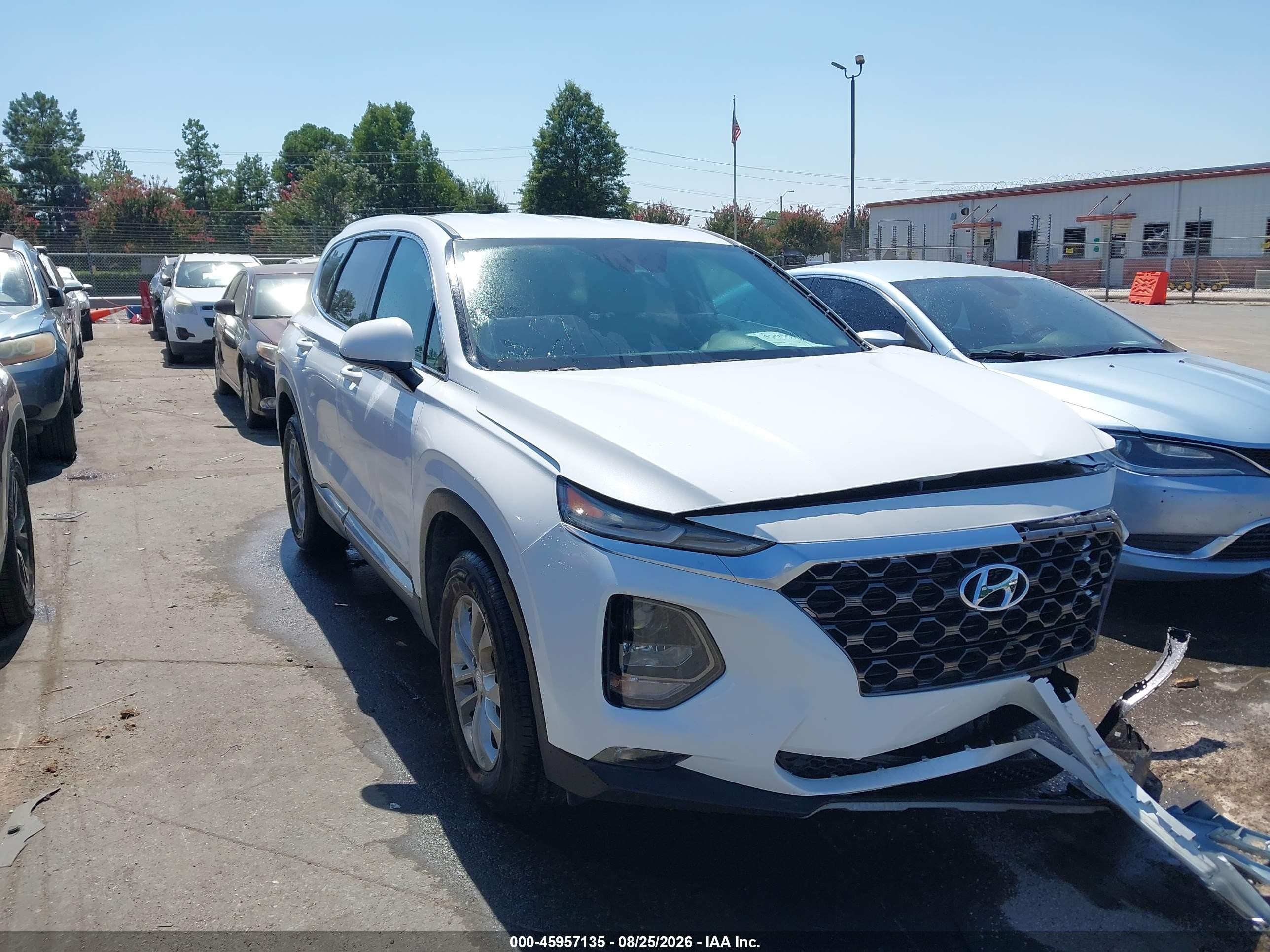 2020 Hyundai Santa Fe VIN 5NMS33AD4LH152788 — IAAI salvage auction photo