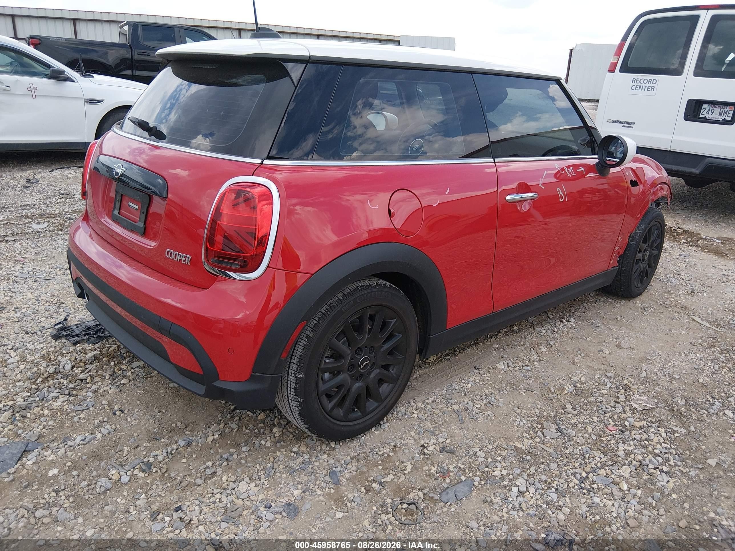 2024 Mini Hardtop VIN WMW33DH04R2U45677 IAAI salvage auction — Front End, Clear (Arkansas), sold $5,800 on 2026-09-19 (photo 4)