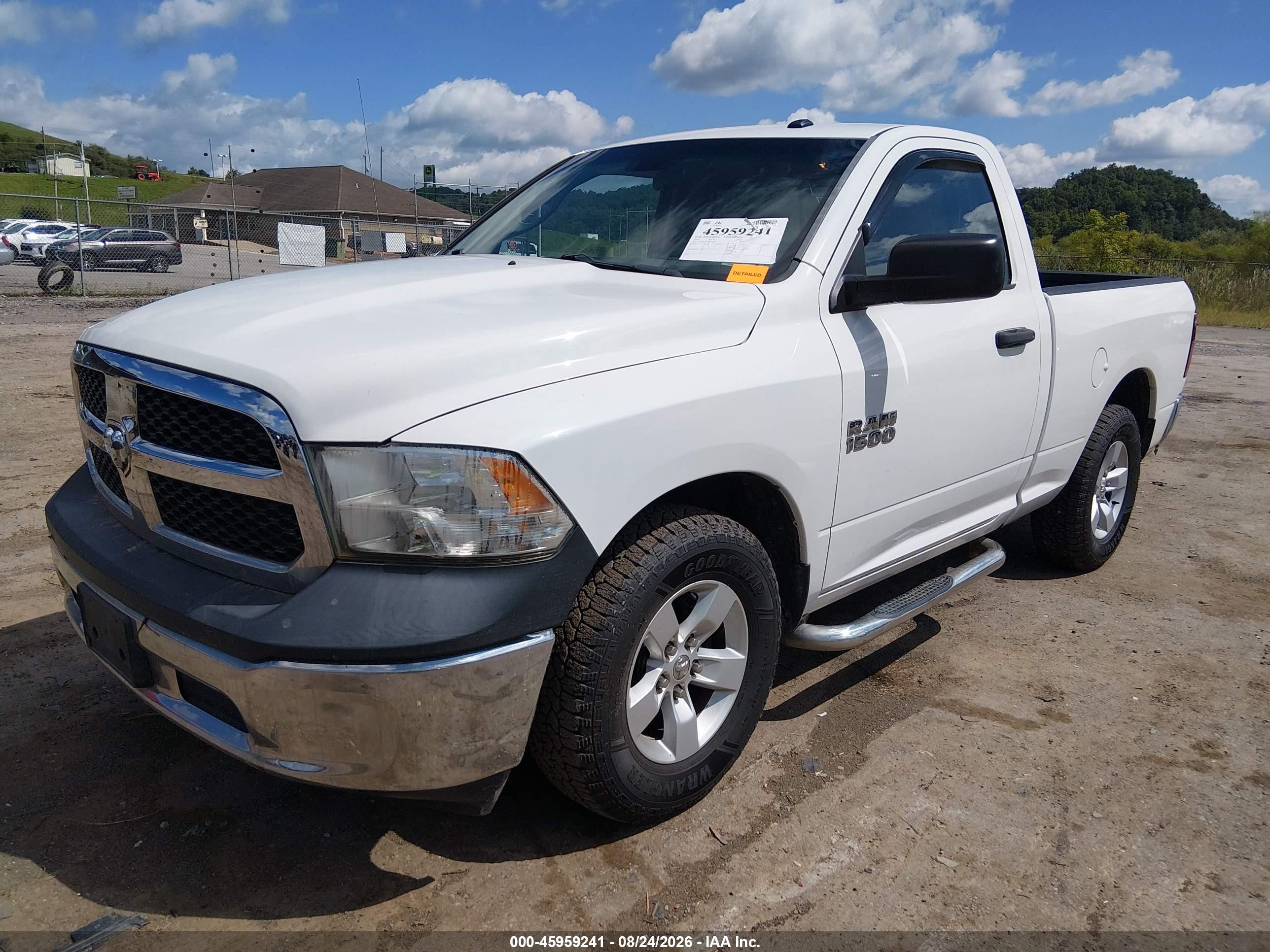 2013 Ram 1500 VIN 3C6JR6AG4DG588387 IAAI salvage auction — Water/Flood, Salvage (West Virginia), sold $4,050 on 2026-09-30 (photo 2)