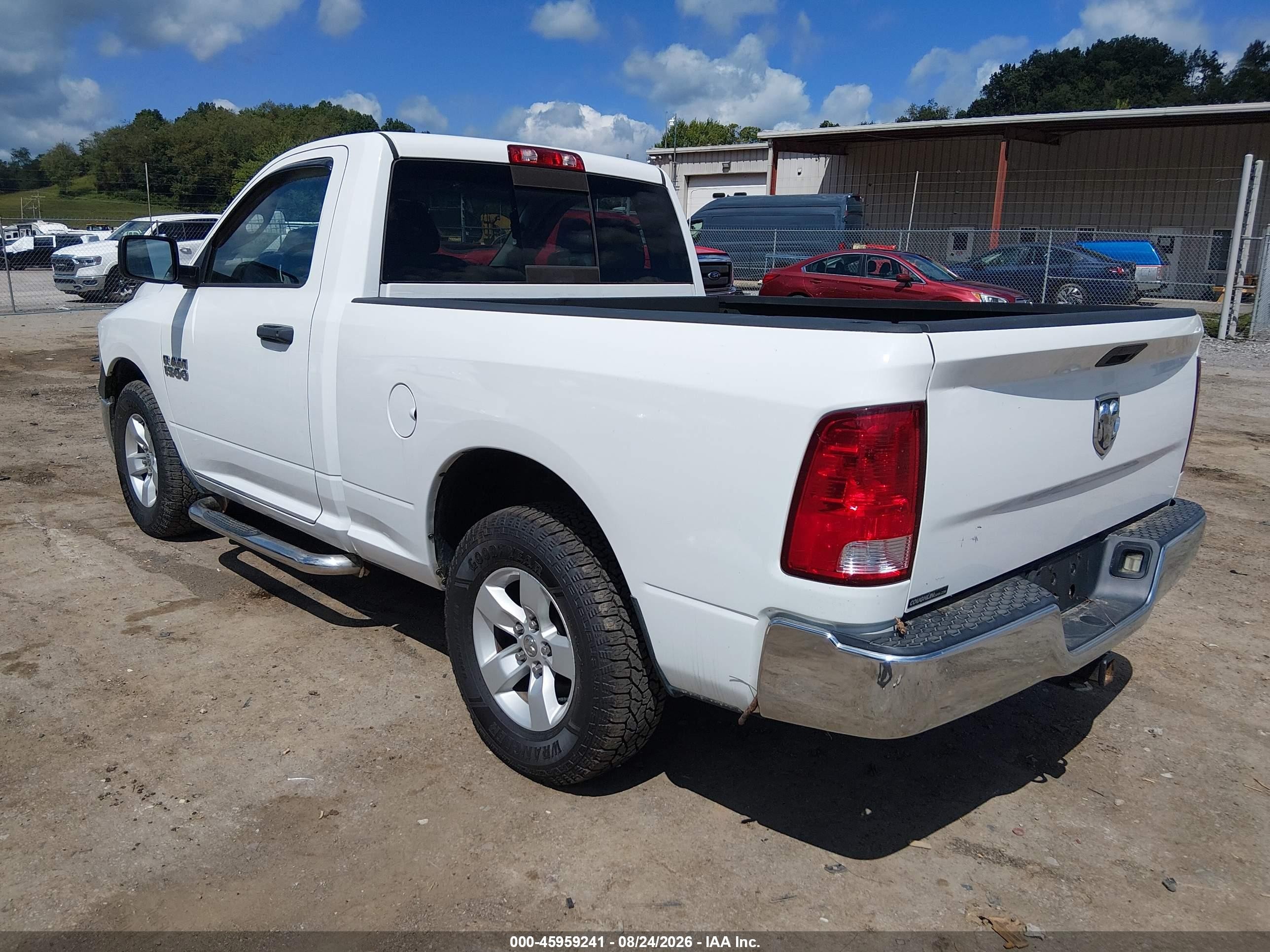 2013 Ram 1500 VIN 3C6JR6AG4DG588387 IAAI salvage auction — Water/Flood, Salvage (West Virginia), sold $4,050 on 2026-09-30 (photo 3)