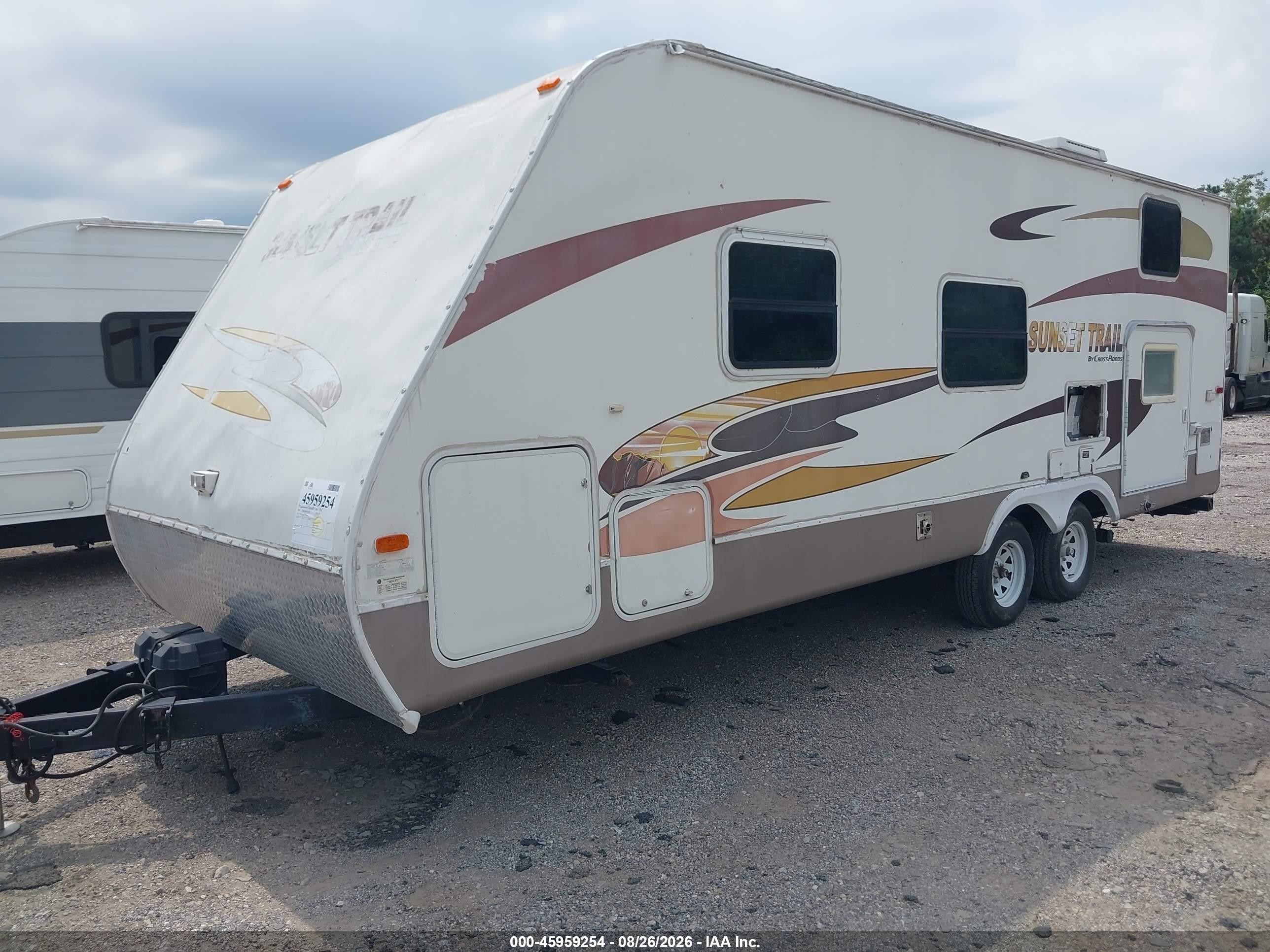 2007 Crossroads Sunset VIN 4V0TC26287D003925 IAAI salvage auction — Top/Roof, Clear (Indiana), sold $500 on 2026-09-23 (photo 2)