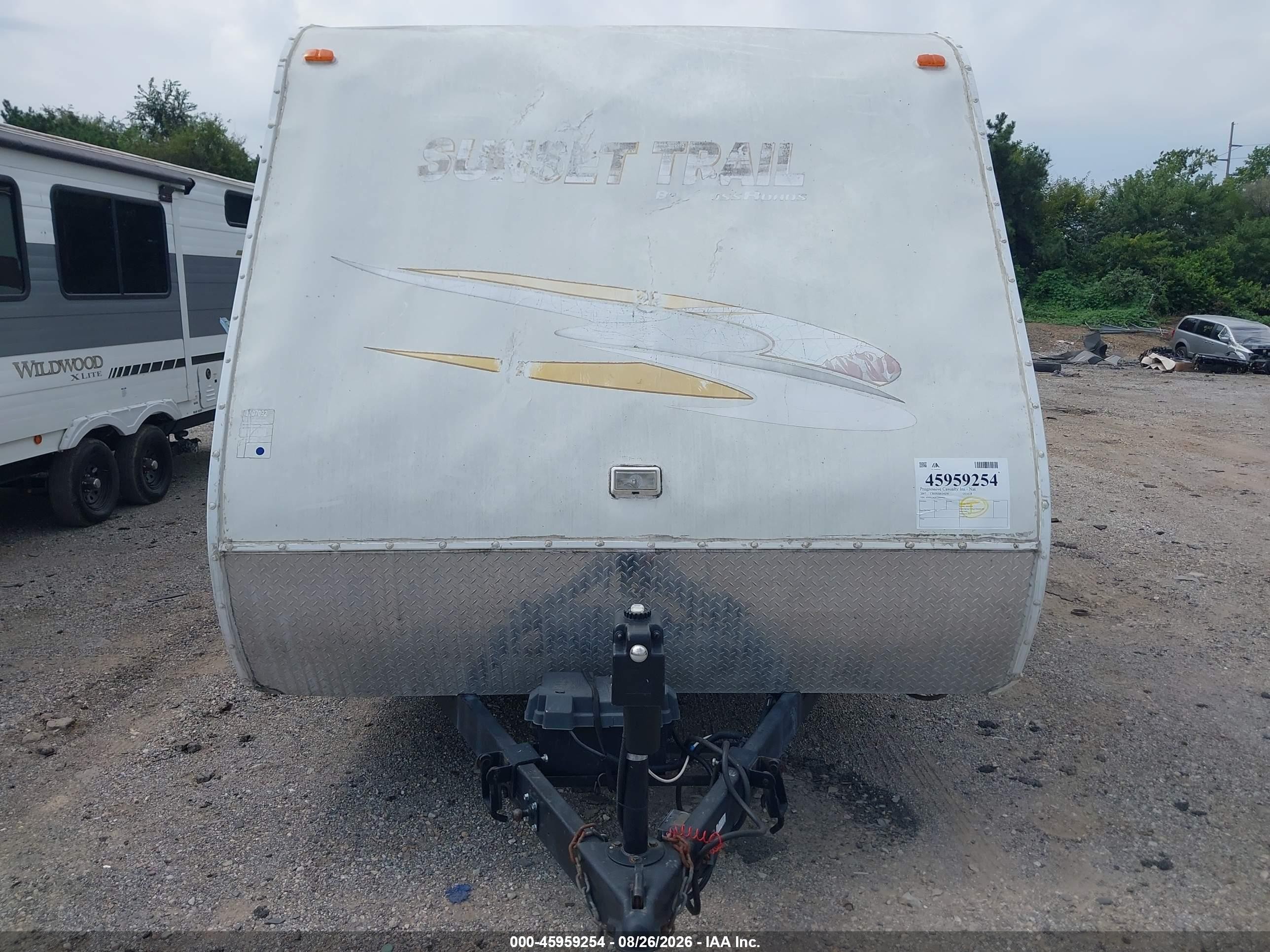 2007 Crossroads Sunset VIN 4V0TC26287D003925 IAAI salvage auction — Top/Roof, Clear (Indiana), sold $500 on 2026-09-23 (photo 6)