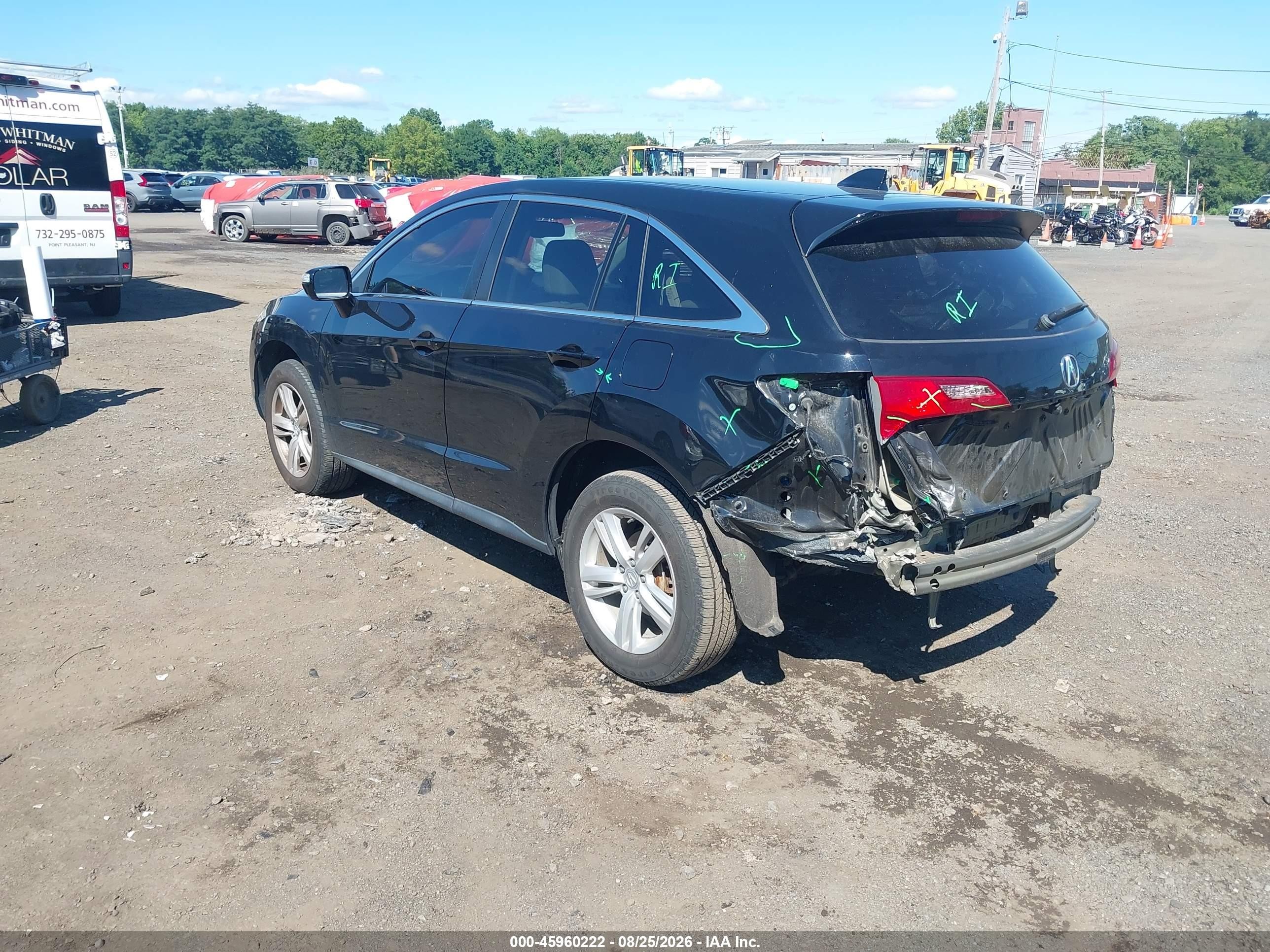 2015 Acura Rdx VIN 5J8TB4H56FL024763 IAAI salvage auction — Front & Rear, Salvage (Idaho), sold $4,300 on 2026-10-08 (photo 3)
