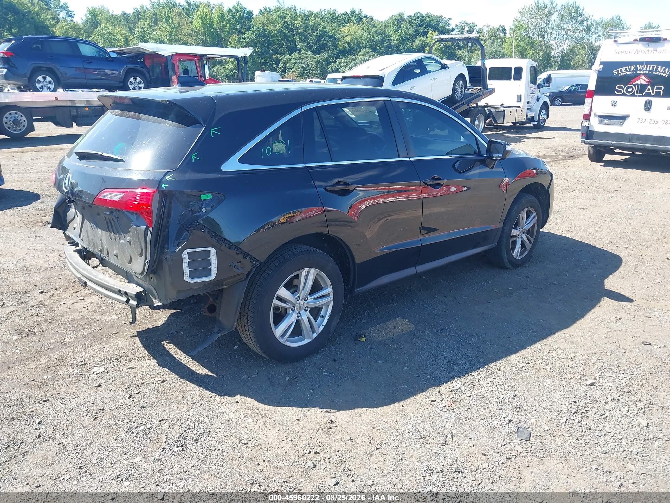 2015 Acura Rdx VIN 5J8TB4H56FL024763 IAAI salvage auction — Front & Rear, Salvage (Idaho), sold $4,300 on 2026-10-08 (photo 4)