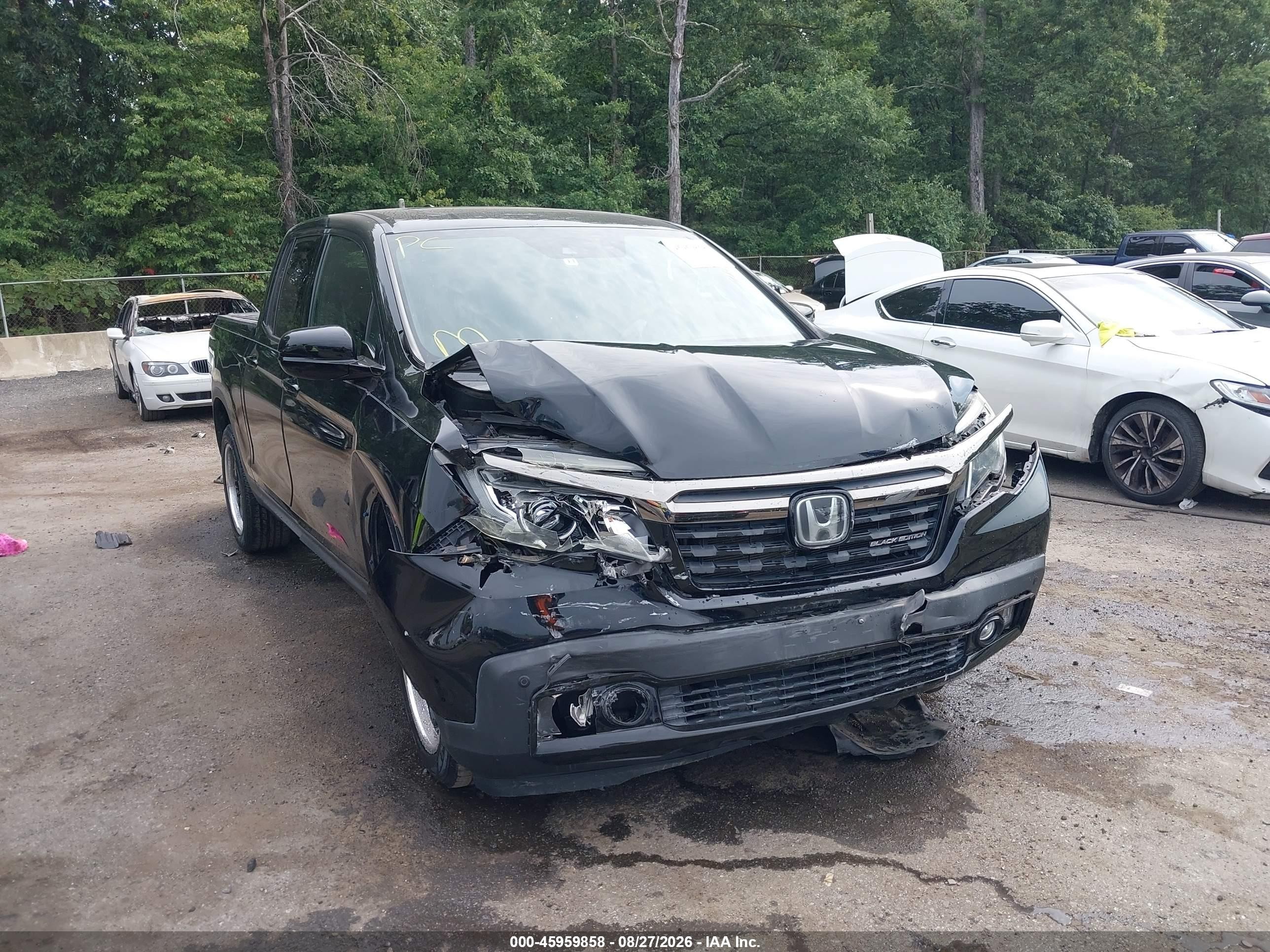 2018 Honda Ridgeline VIN 5FPYK3F85JB004535 — IAAI salvage auction photo
