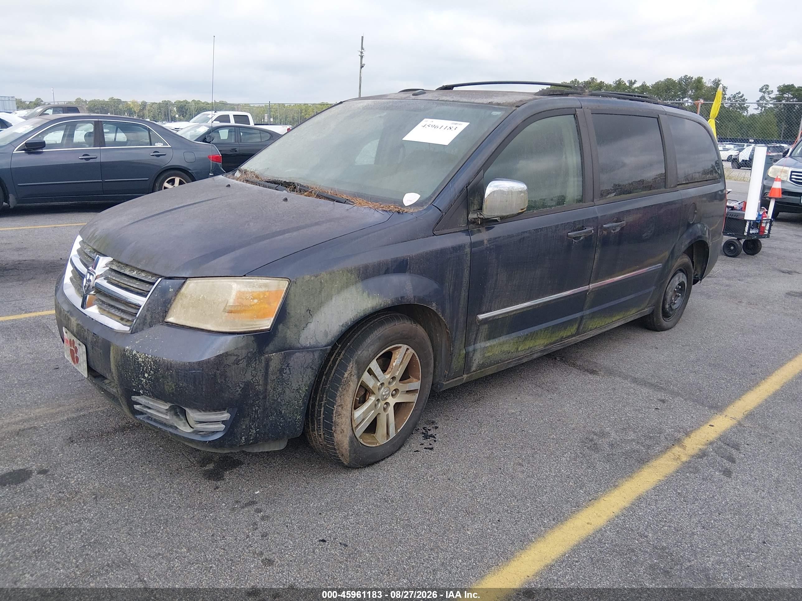 2008 Dodge Caravan VIN 2D8HN54XX8R670277 IAAI salvage auction — Normal Wear, Clear (South Carolina), sold $350 on 2026-09-09 (photo 2)