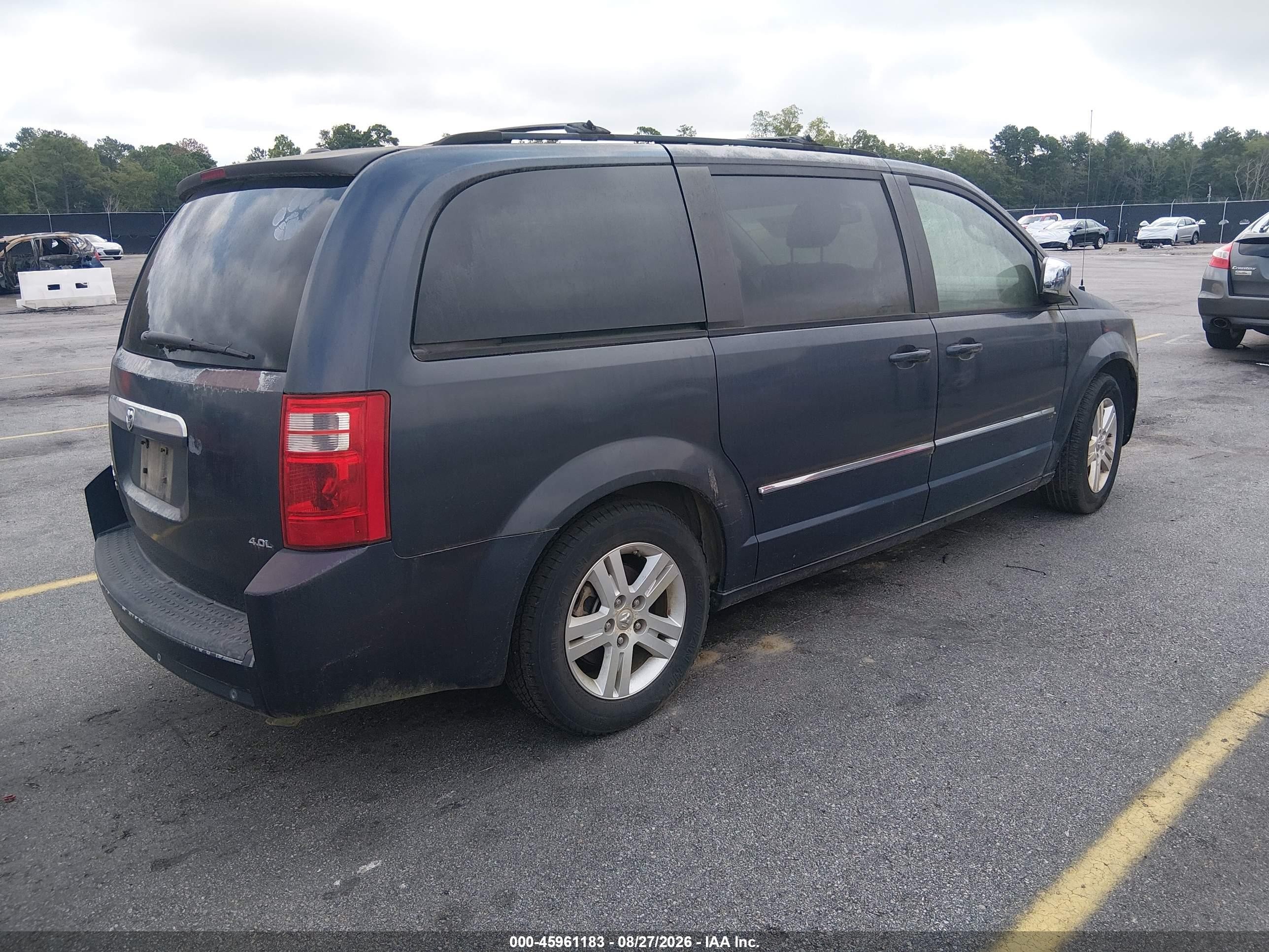 2008 Dodge Caravan VIN 2D8HN54XX8R670277 IAAI salvage auction — Normal Wear, Clear (South Carolina), sold $350 on 2026-09-09 (photo 4)