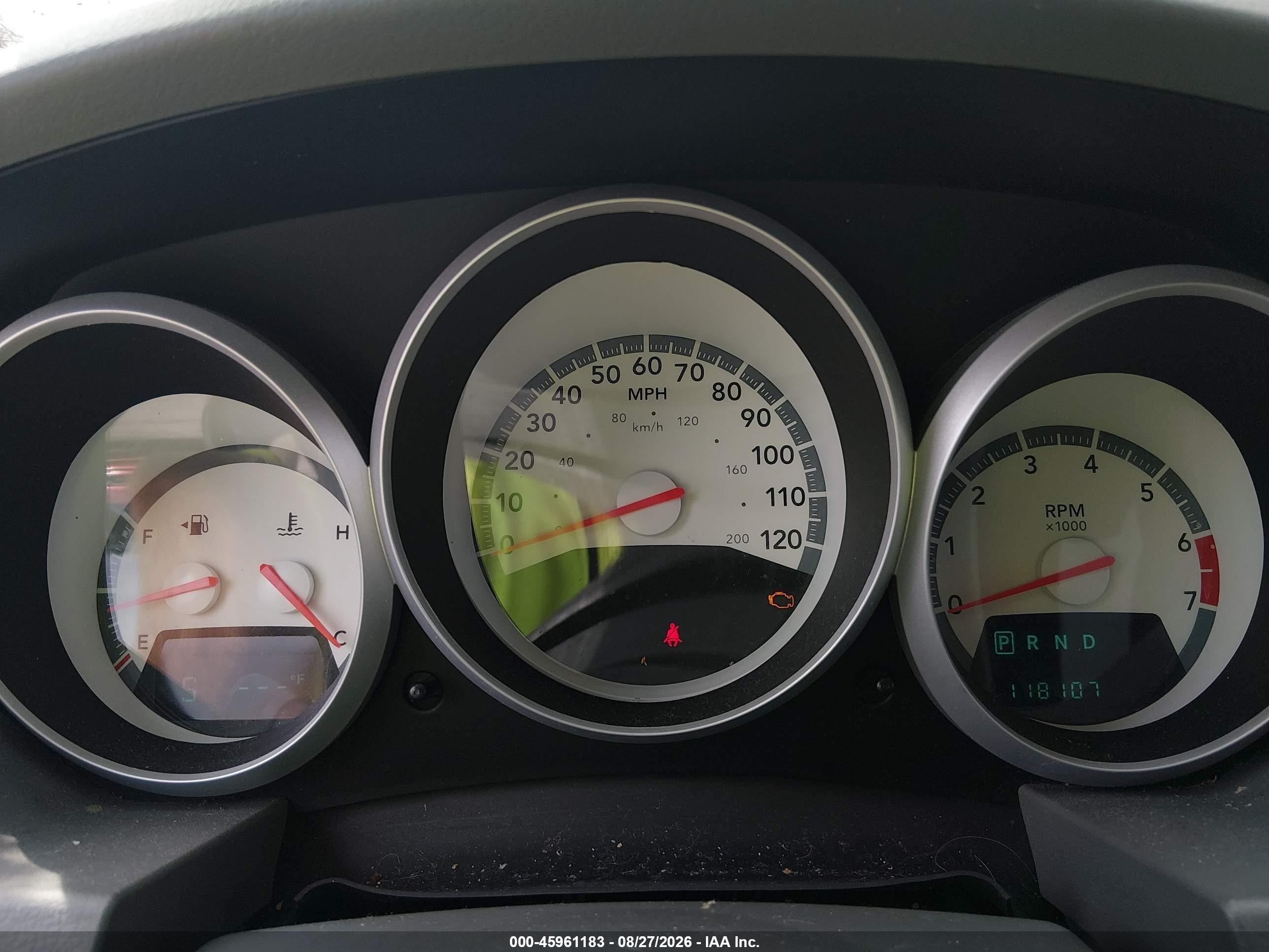 2008 Dodge Caravan VIN 2D8HN54XX8R670277 IAAI salvage auction — Normal Wear, Clear (South Carolina), sold $350 on 2026-09-09 (photo 7)