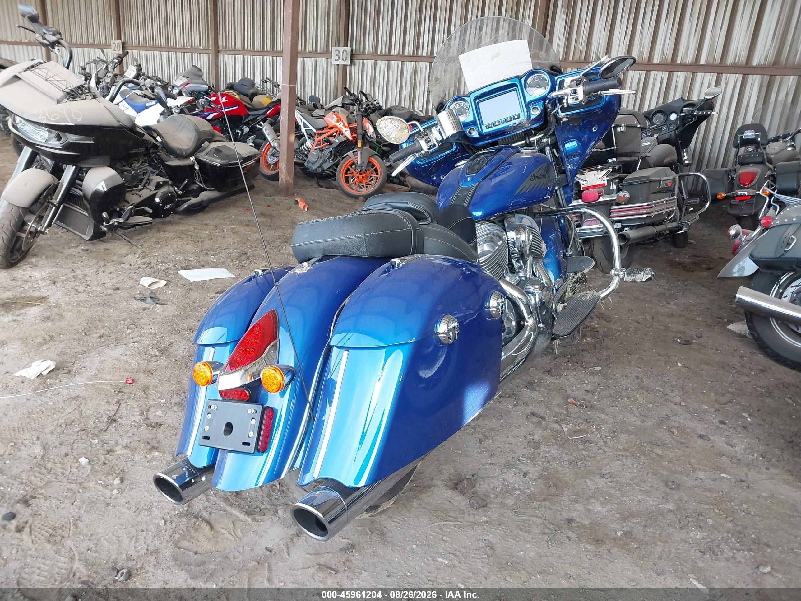 2018 Indian Motorcycle Co. CHIEFTAIN VIN 56KTCAAA0J3366228 IAAI salvage auction — Unknown, Clear (Michigan), sold $4,750 on 2026-09-16 (photo 4)