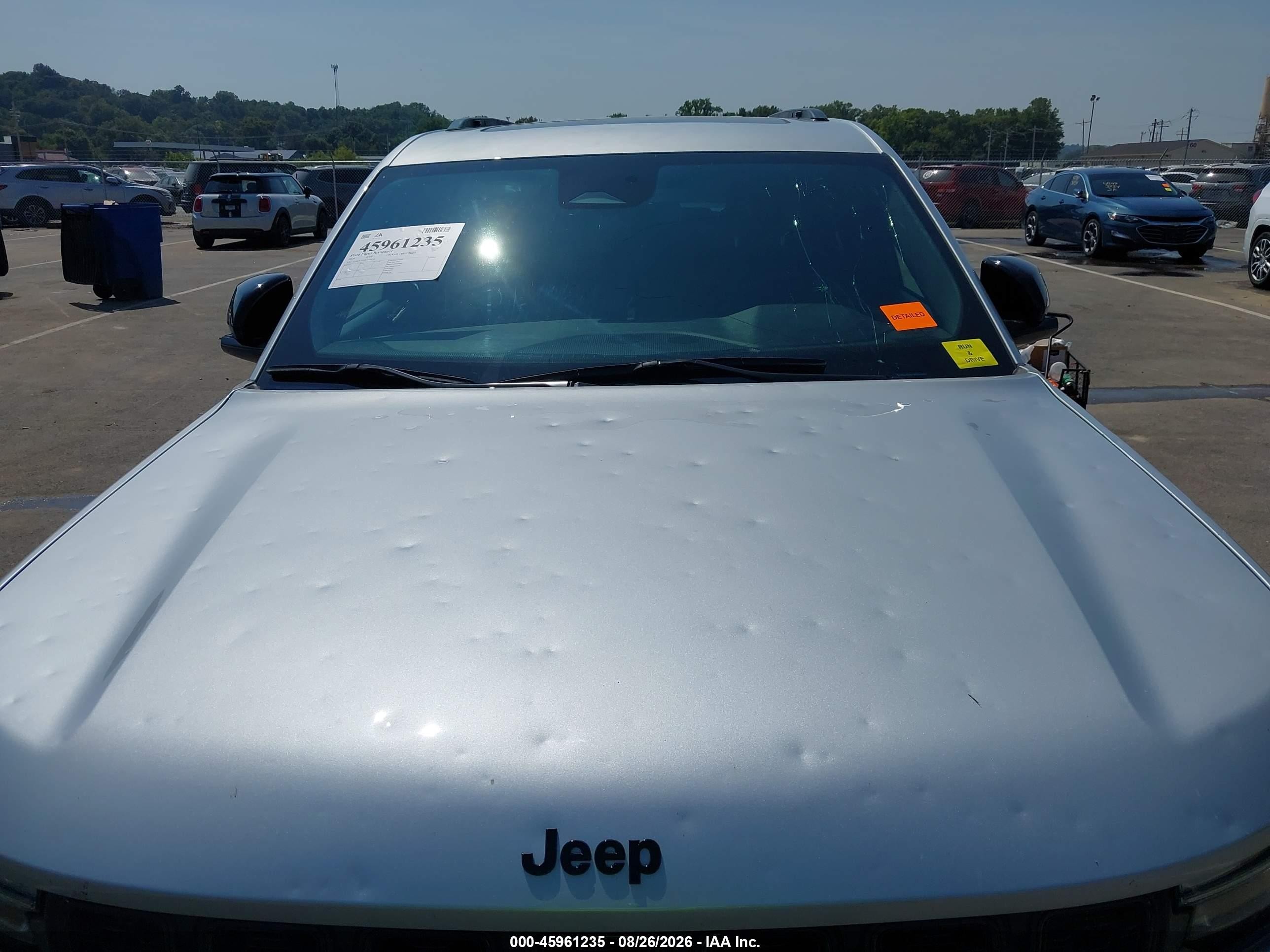 2024 Jeep Grand Cherokee L VIN 1C4RJKAG2R8501630 IAAI salvage auction — Hail, Wait Title, sold $13,600 on 2026-09-20 (photo 6)