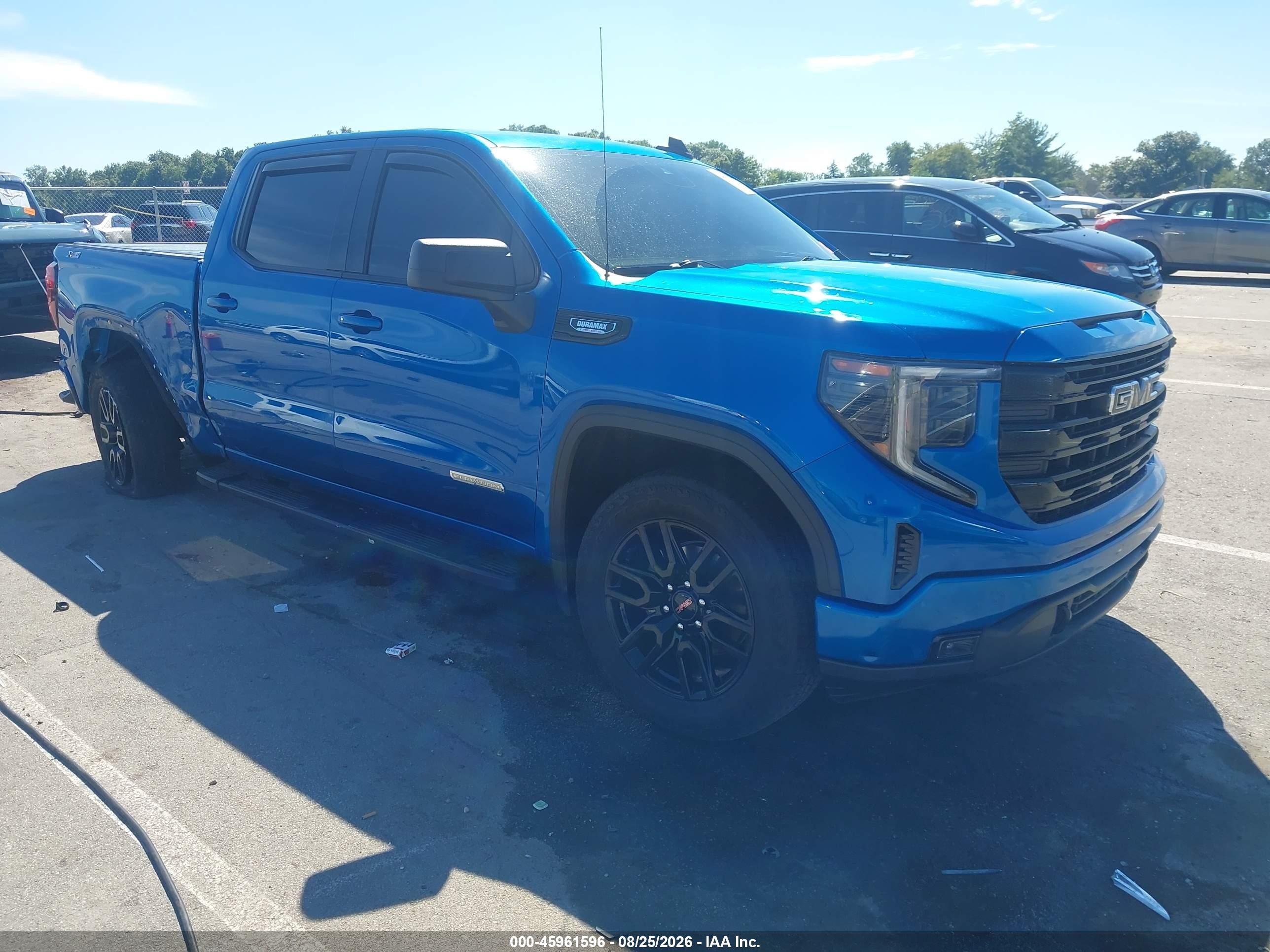 2022 GMC Sierra 1500 VIN 3GTUUCET1NG567024 — IAAI salvage auction photo