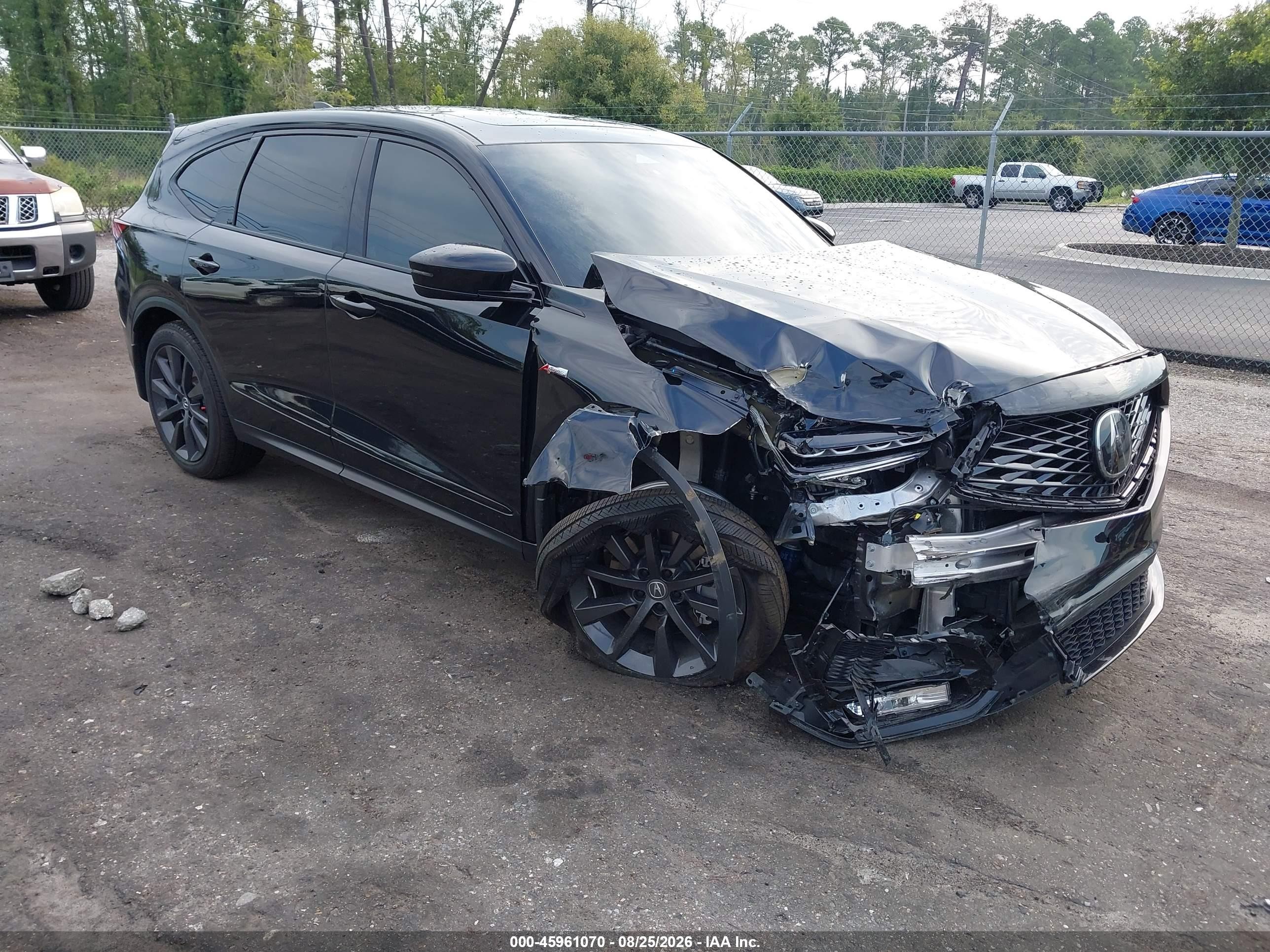 2026 Acura MDX VIN 5J8YE1H01TL022740 — IAAI salvage auction photo