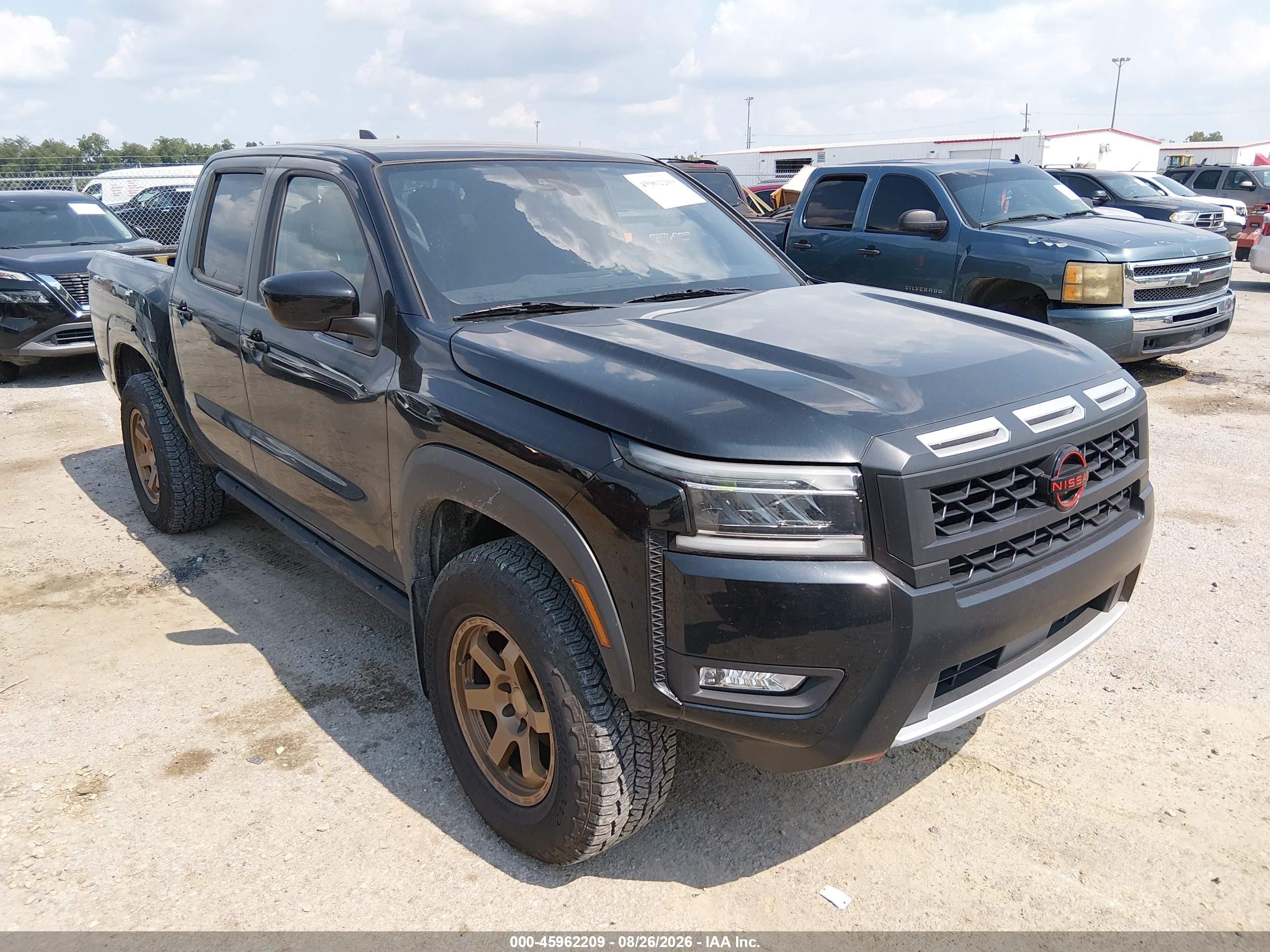 2025 Nissan Frontier VIN 1N6ED1EK3SN638823 — IAAI salvage auction photo