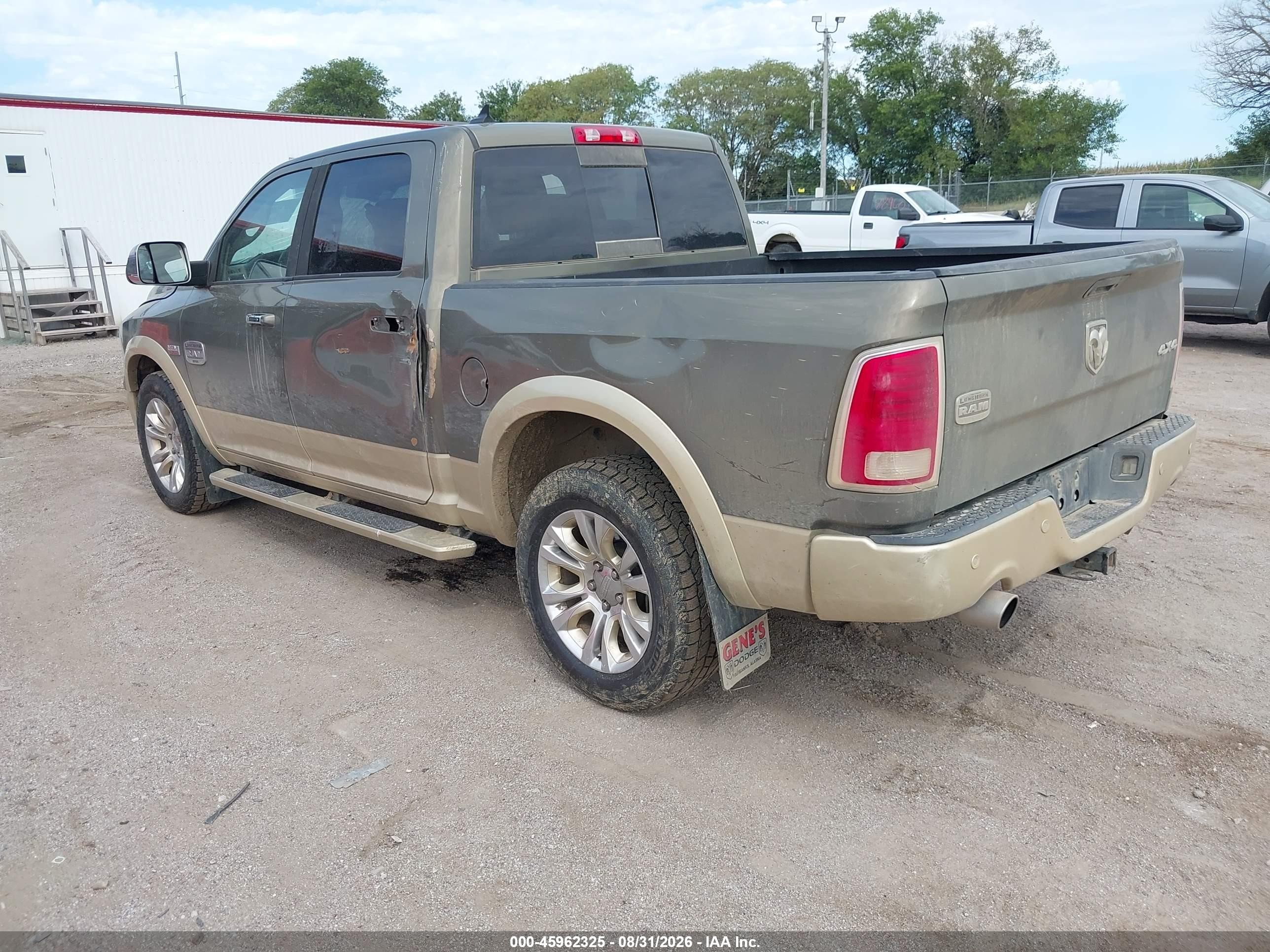 2015 Ram 1500 VIN 1C6RR7PT9FS656756 IAAI salvage auction — Front End, Salvage (Nebraska), sold $6,300 on 2026-09-21 (photo 3)