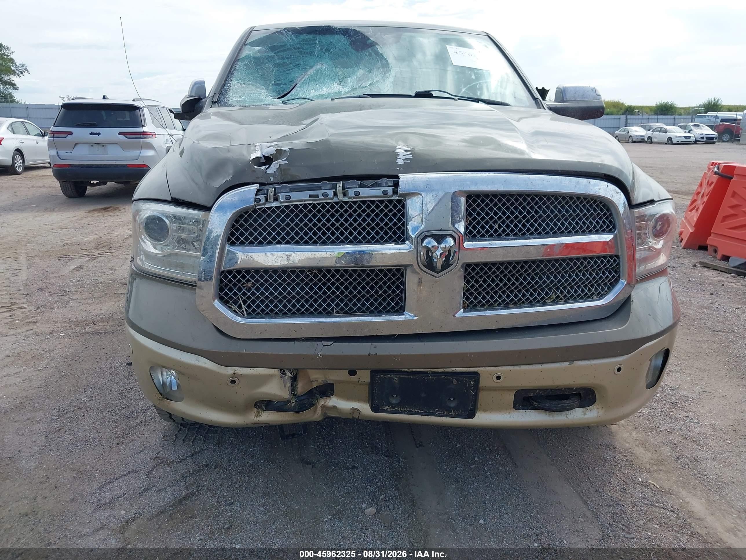 2015 Ram 1500 VIN 1C6RR7PT9FS656756 IAAI salvage auction — Front End, Salvage (Nebraska), sold $6,300 on 2026-09-21 (photo 6)