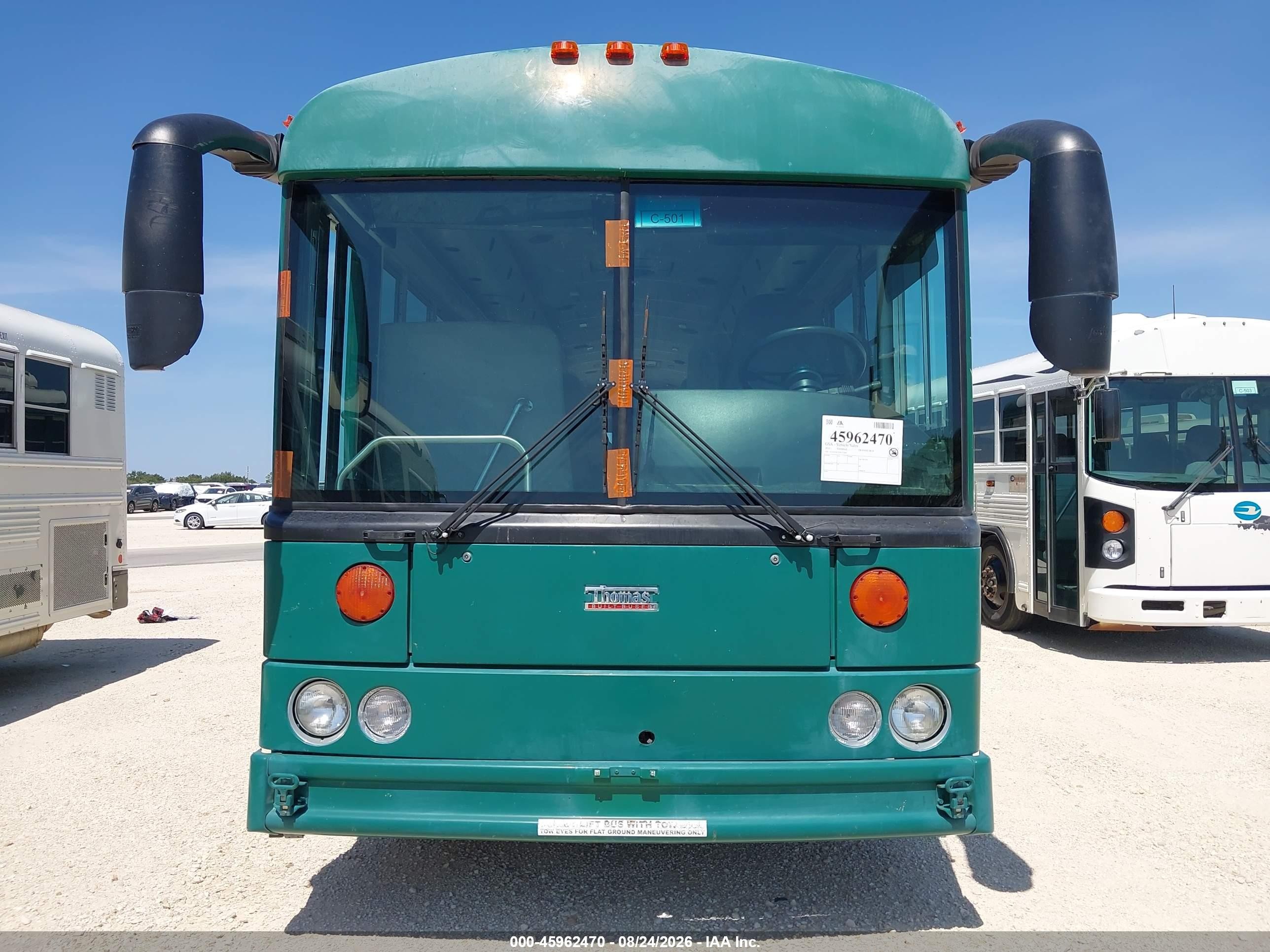 2013 Thomas Transit Bus VIN 1T7YU2E22D1152880 IAAI salvage auction — Normal Wear, Sf97 (Texas), sold $21,600 on 2026-09-16 (photo 6)