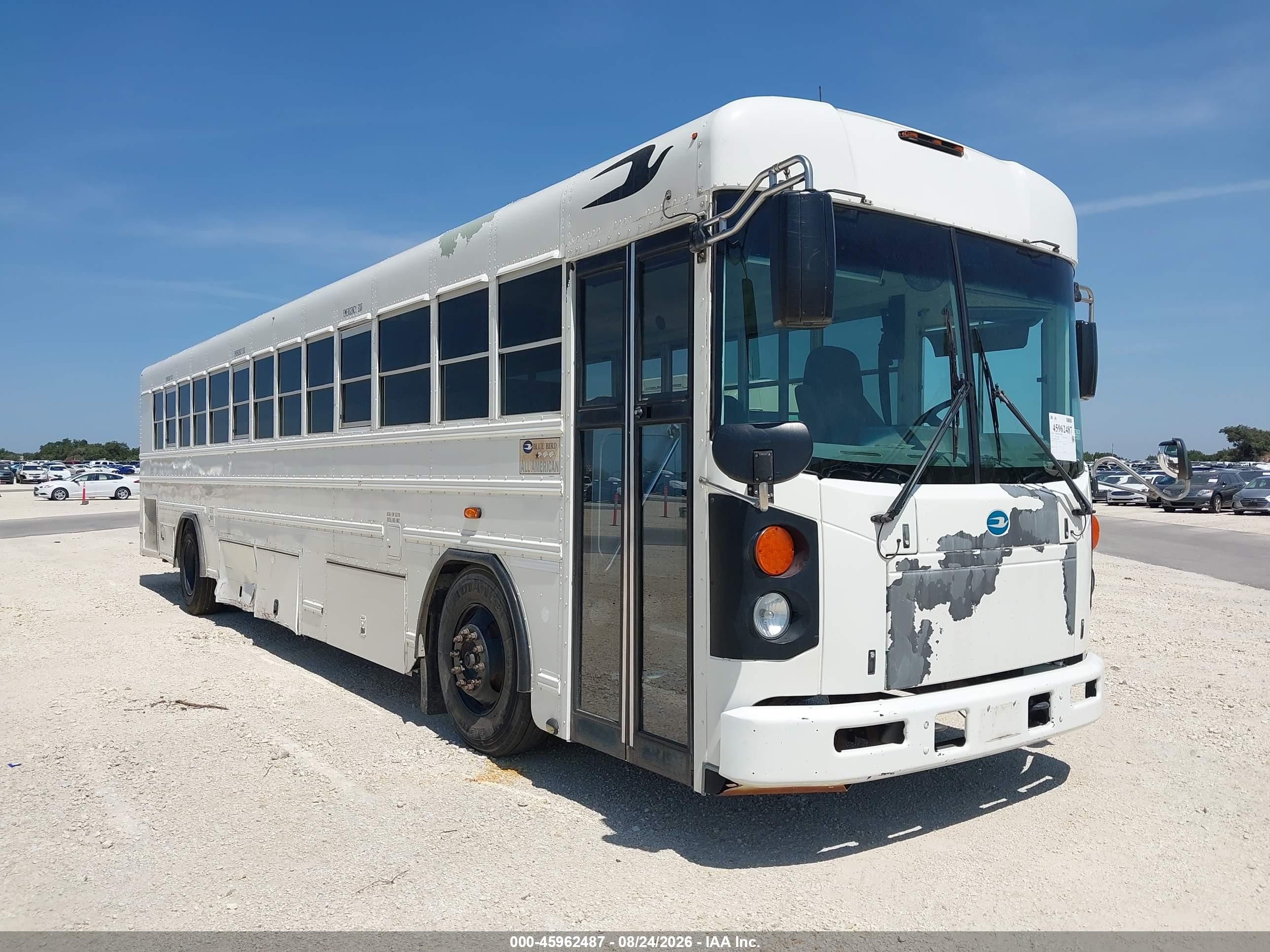 2013 Blue Bird School Bus / Transit Bus VIN 1BABNBXA2DF295488 — IAAI salvage auction photo