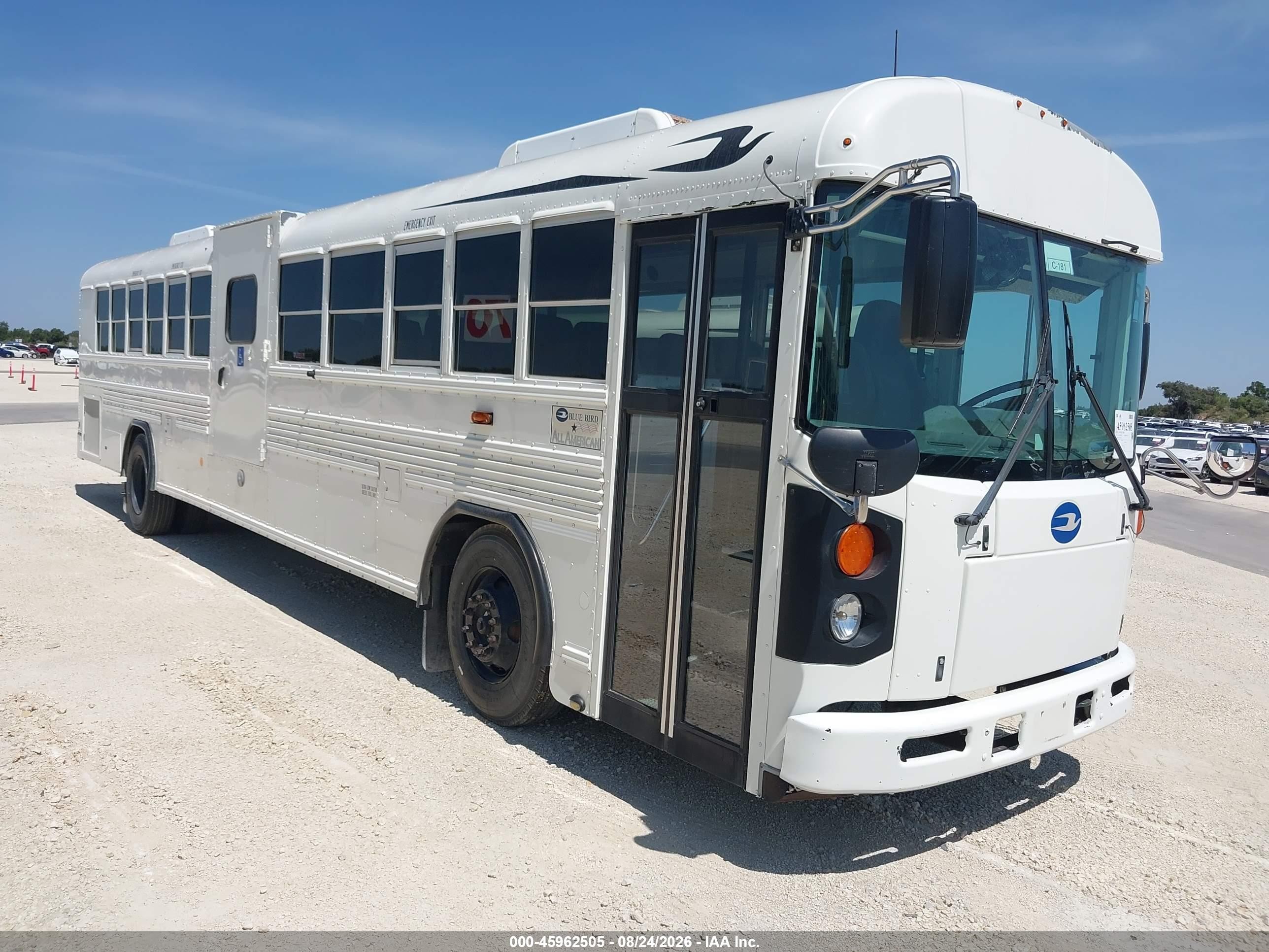 2015 Blue Bird School Bus / Transit Bus VIN 1BABNBCA2FF310807 — IAAI salvage auction photo