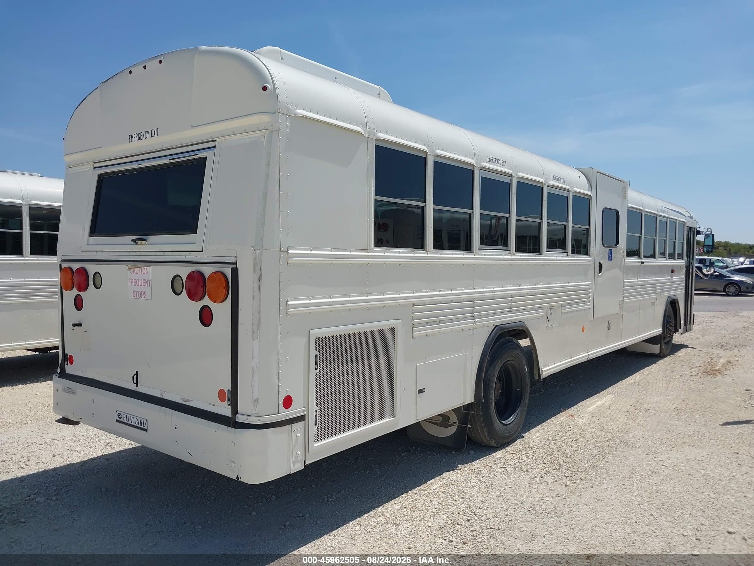 2015 Blue Bird School Bus / Transit Bus VIN 1BABNBCA2FF310807 IAAI salvage auction — Normal Wear, Sf97 (Texas), sold $14,000 on 2026-09-16 (photo 4)