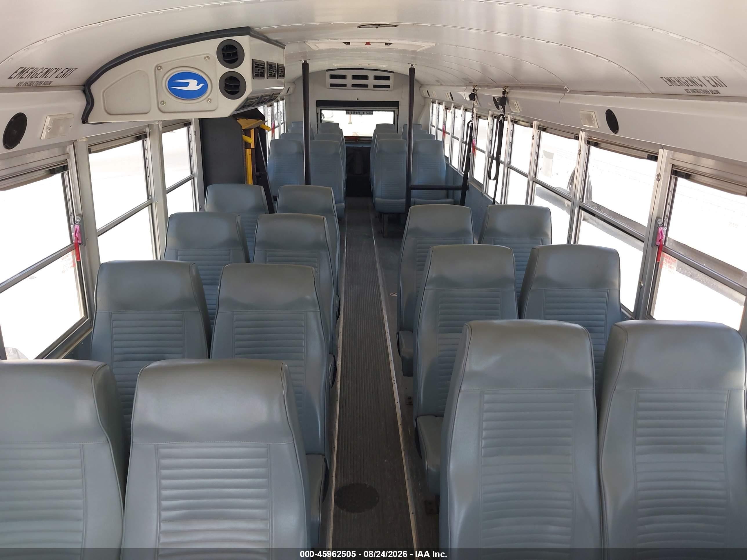 2015 Blue Bird School Bus / Transit Bus VIN 1BABNBCA2FF310807 IAAI salvage auction — Normal Wear, Sf97 (Texas), sold $14,000 on 2026-09-16 (photo 8)