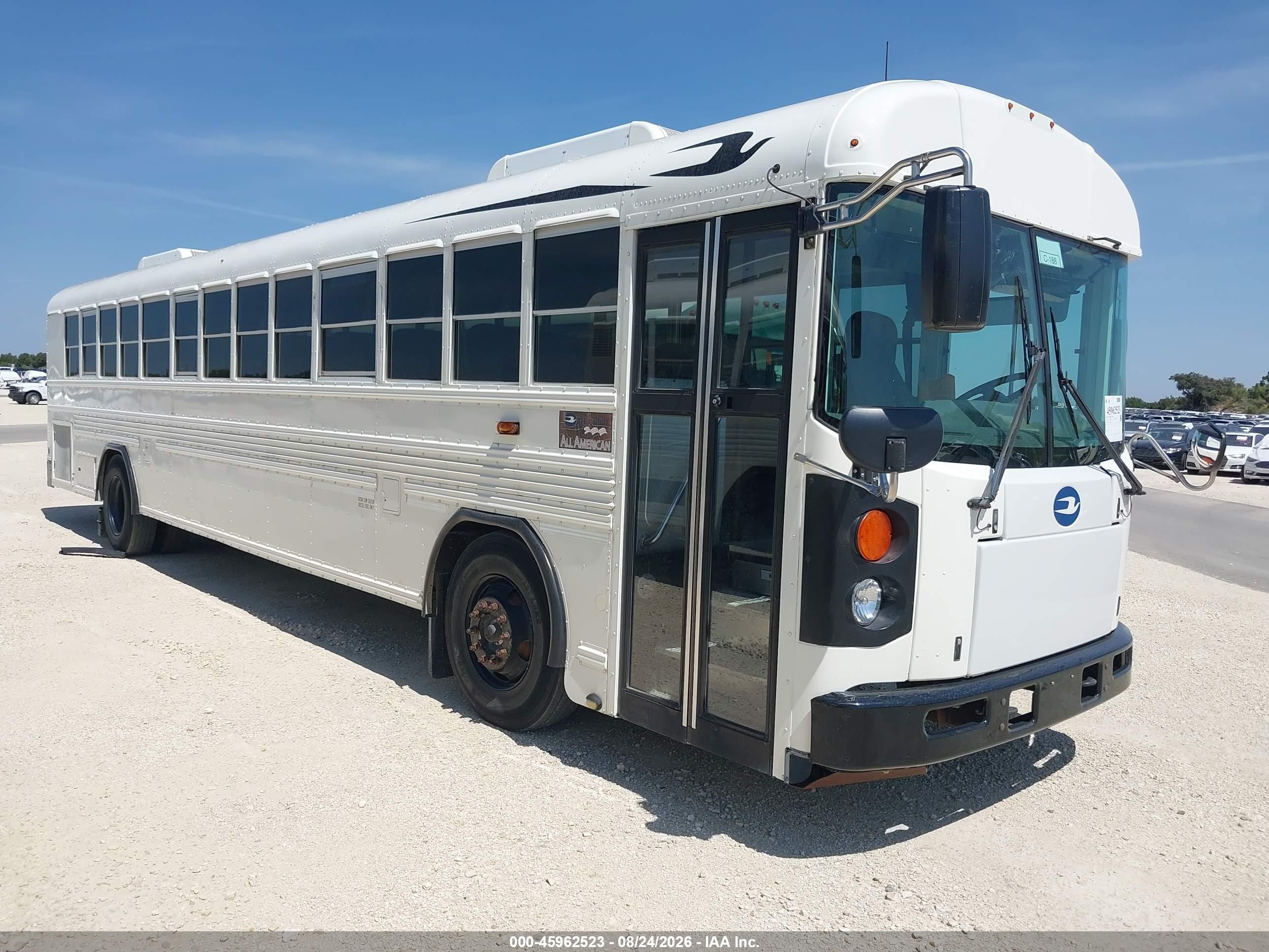 2014 Blue Bird School Bus / Transit Bus VIN 1BABNBCA7EF304709 IAAI salvage auction — Normal Wear, Sf97 (Texas), sold $20,600 on 2026-09-16 (photo 1)