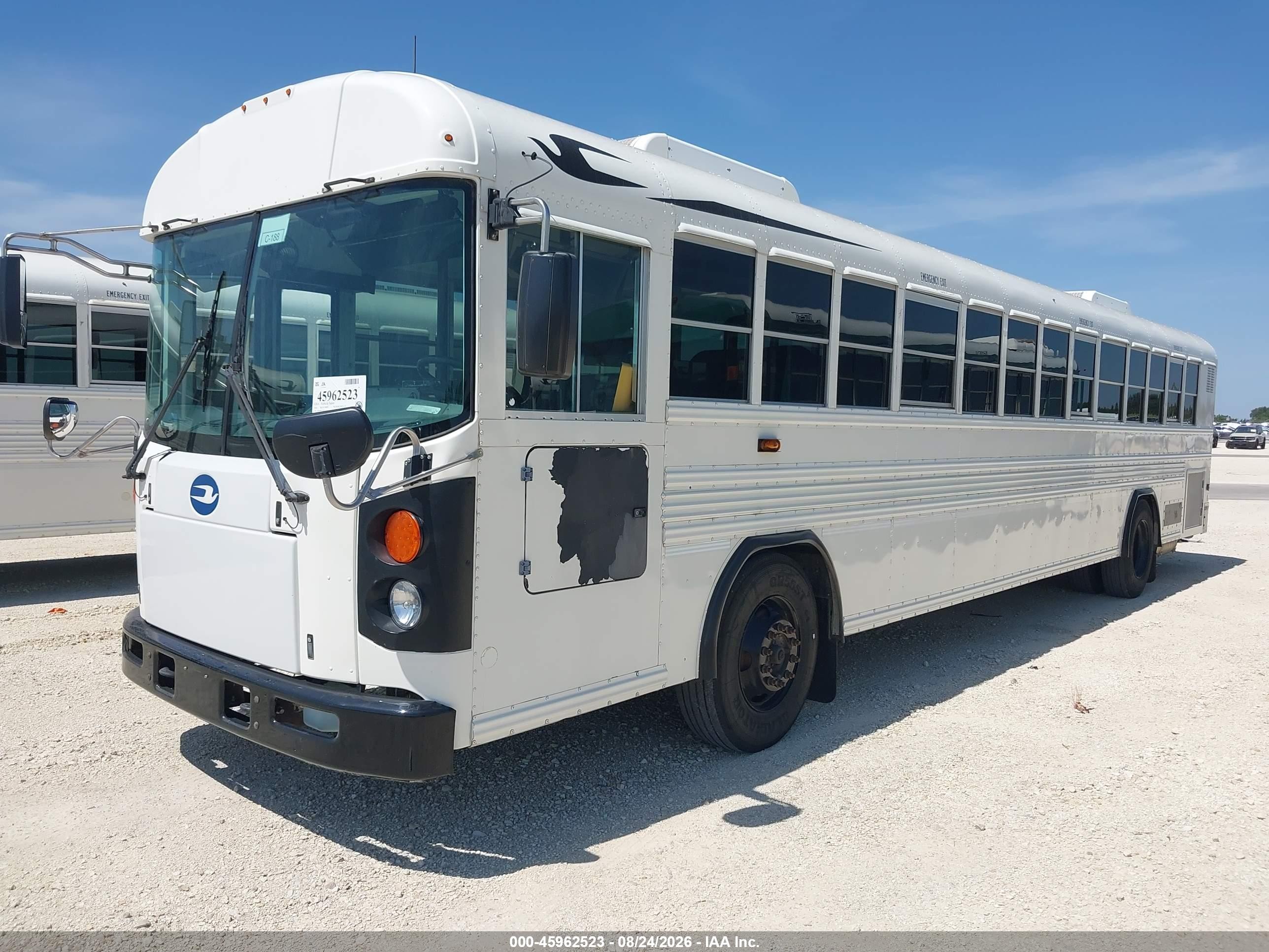 2014 Blue Bird School Bus / Transit Bus VIN 1BABNBCA7EF304709 IAAI salvage auction — Normal Wear, Sf97 (Texas), sold $20,600 on 2026-09-16 (photo 2)