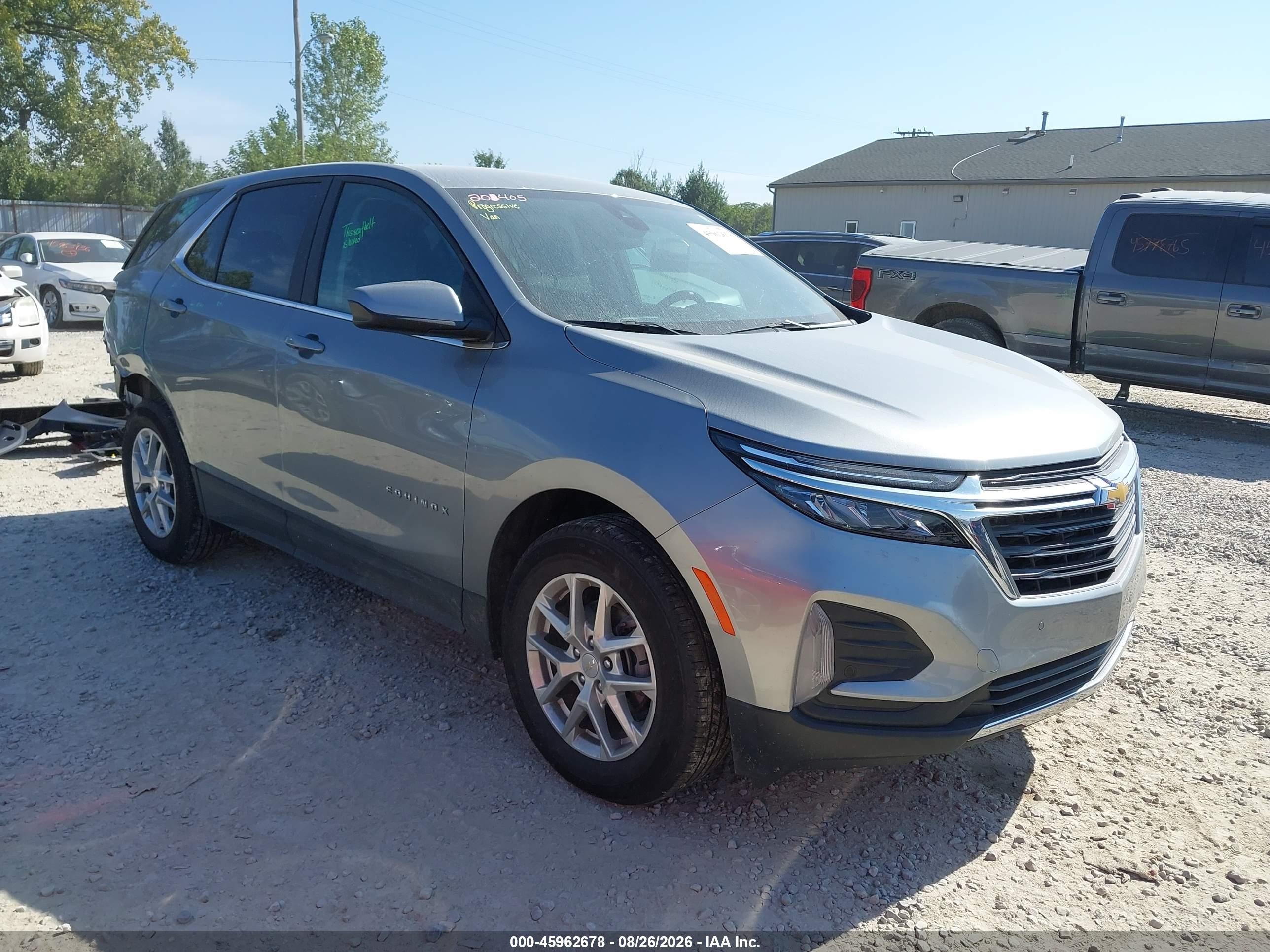 2023 Chevrolet Equinox VIN 3GNAXKEG6PL138230 IAAI salvage auction — Rear End, Salvage (Ohio), sold $7,000 on 2026-10-01 (photo 1)
