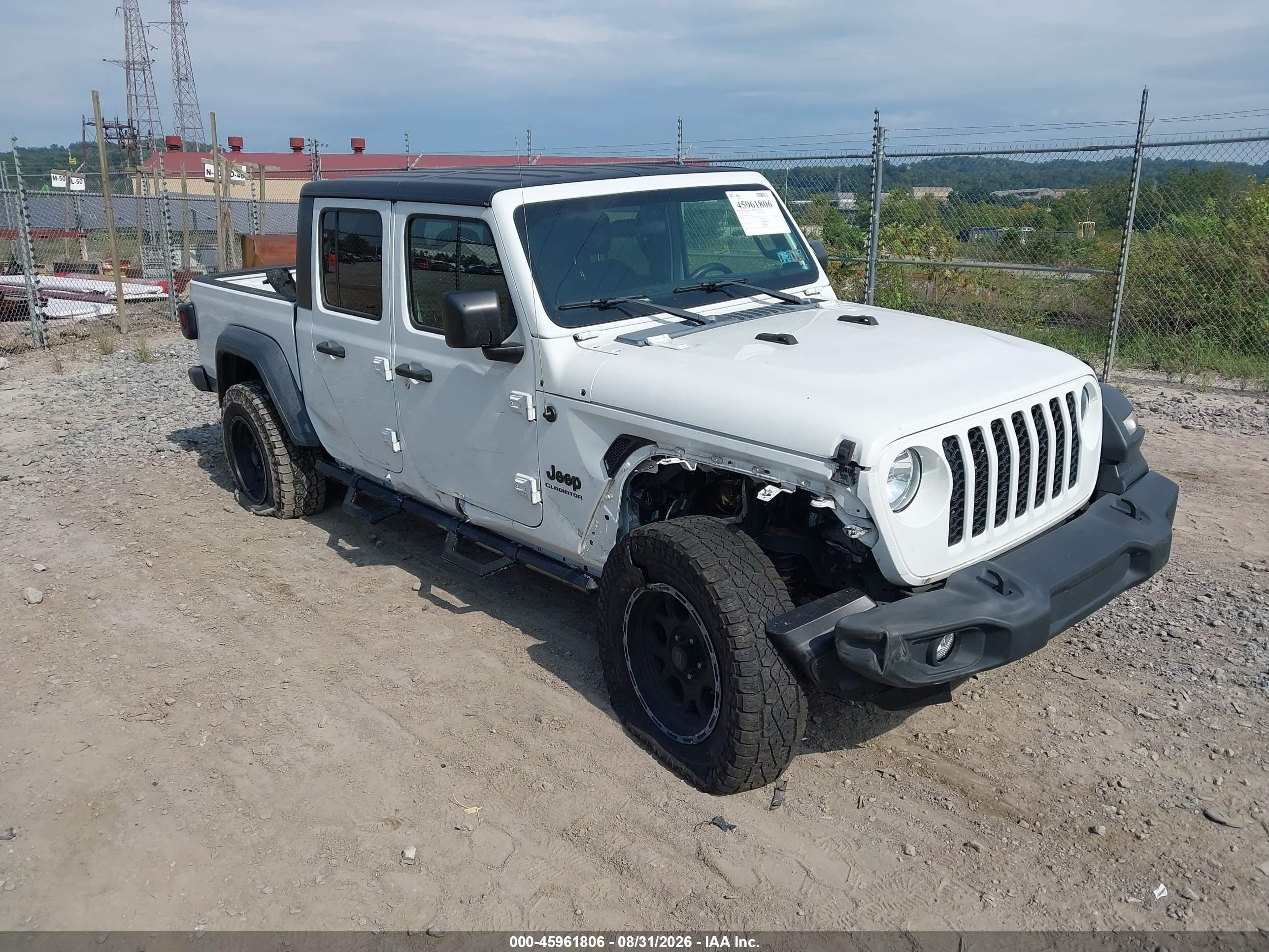 2020 Jeep Gladiator VIN 1C6HJTAG9LL124968 — IAAI salvage auction photo
