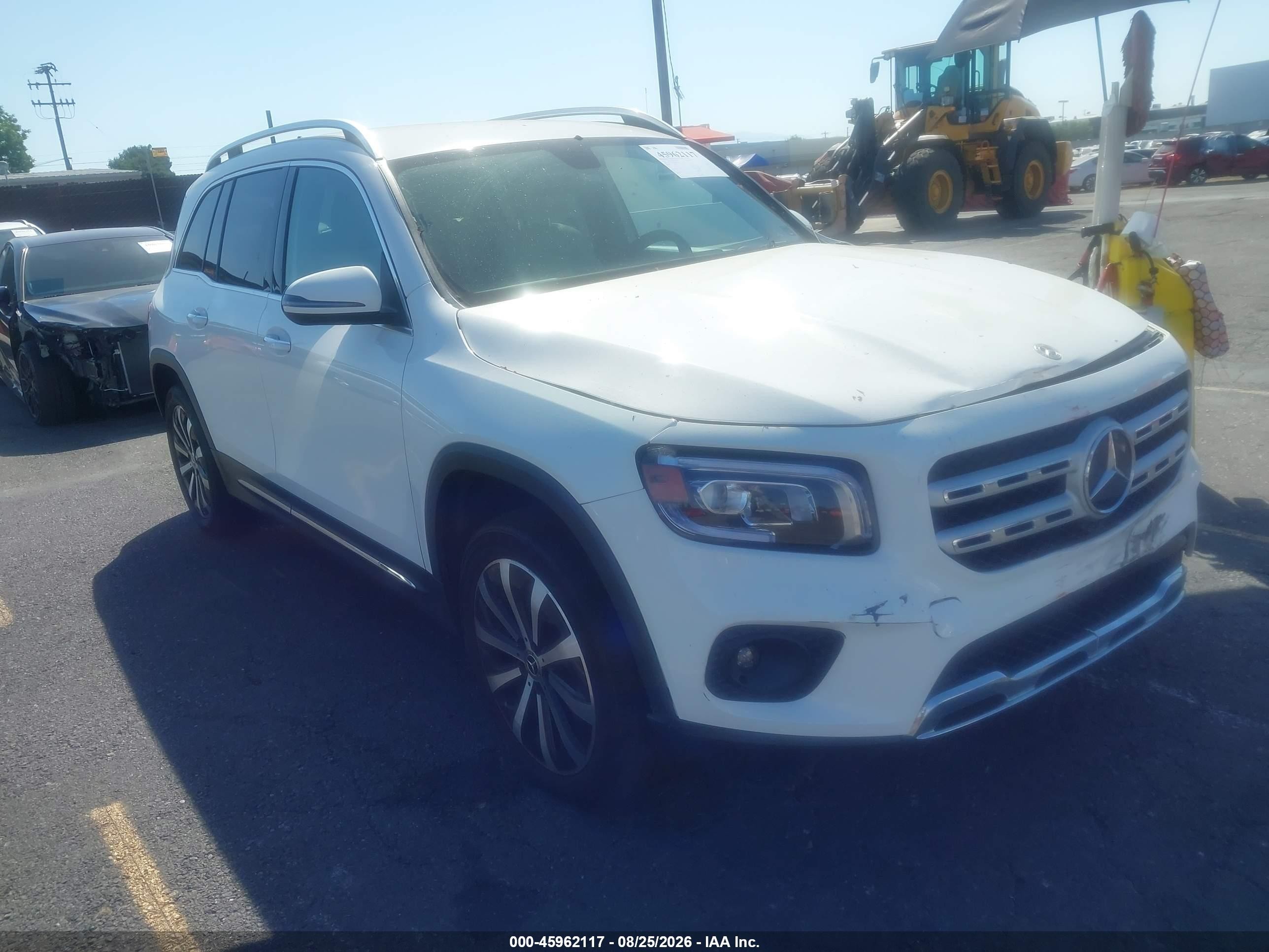 2021 Mercedes-Benz GLB-Class VIN W1N4M4GB0MW091206 — IAAI salvage auction photo