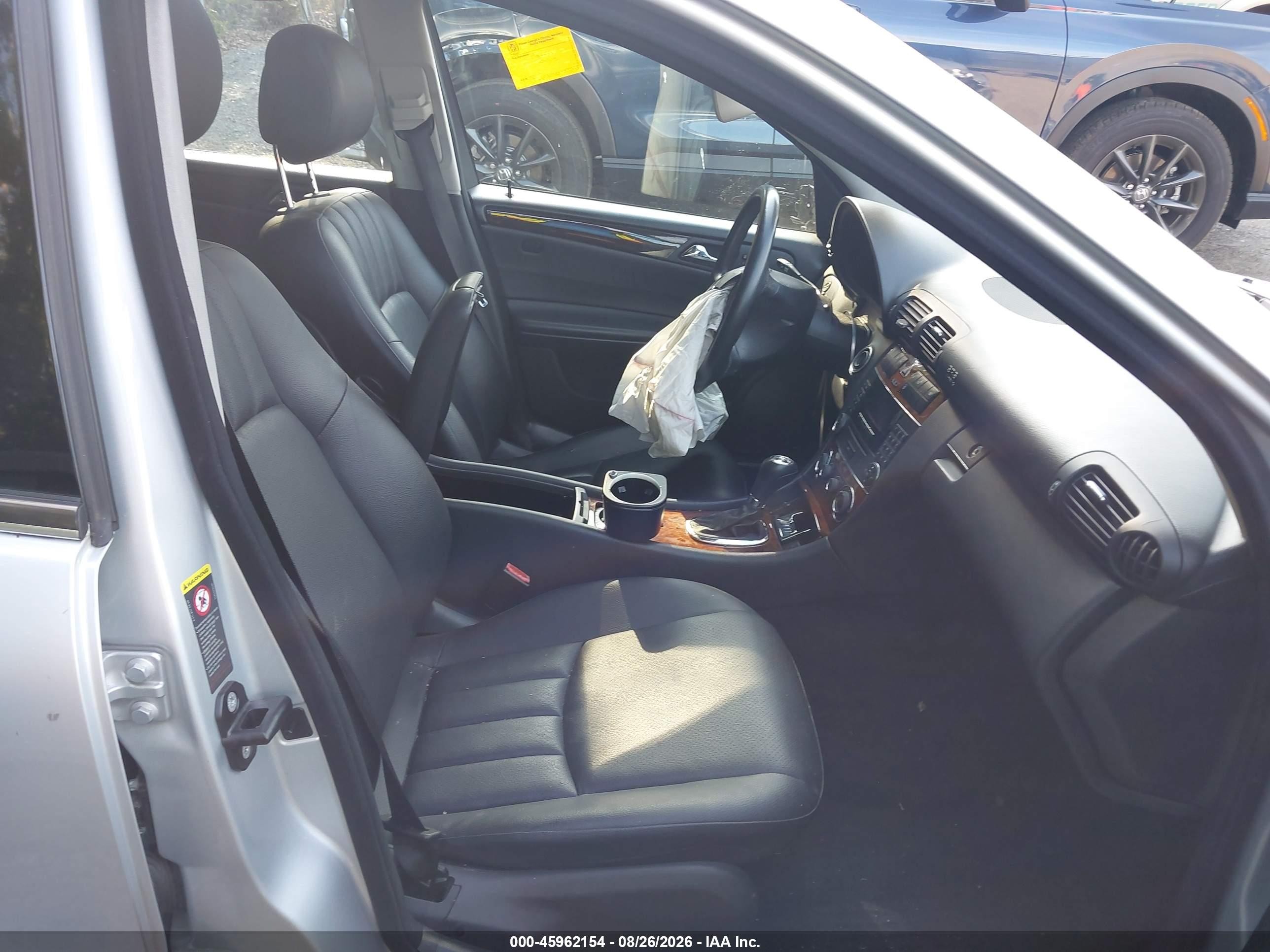 2007 Mercedes-Benz C-Class VIN WDBRF92H47F930115 IAAI salvage auction — Front End, Salvage - Greater Than 75% (Maryland), sold $300 on 2026-09-11 (photo 5)