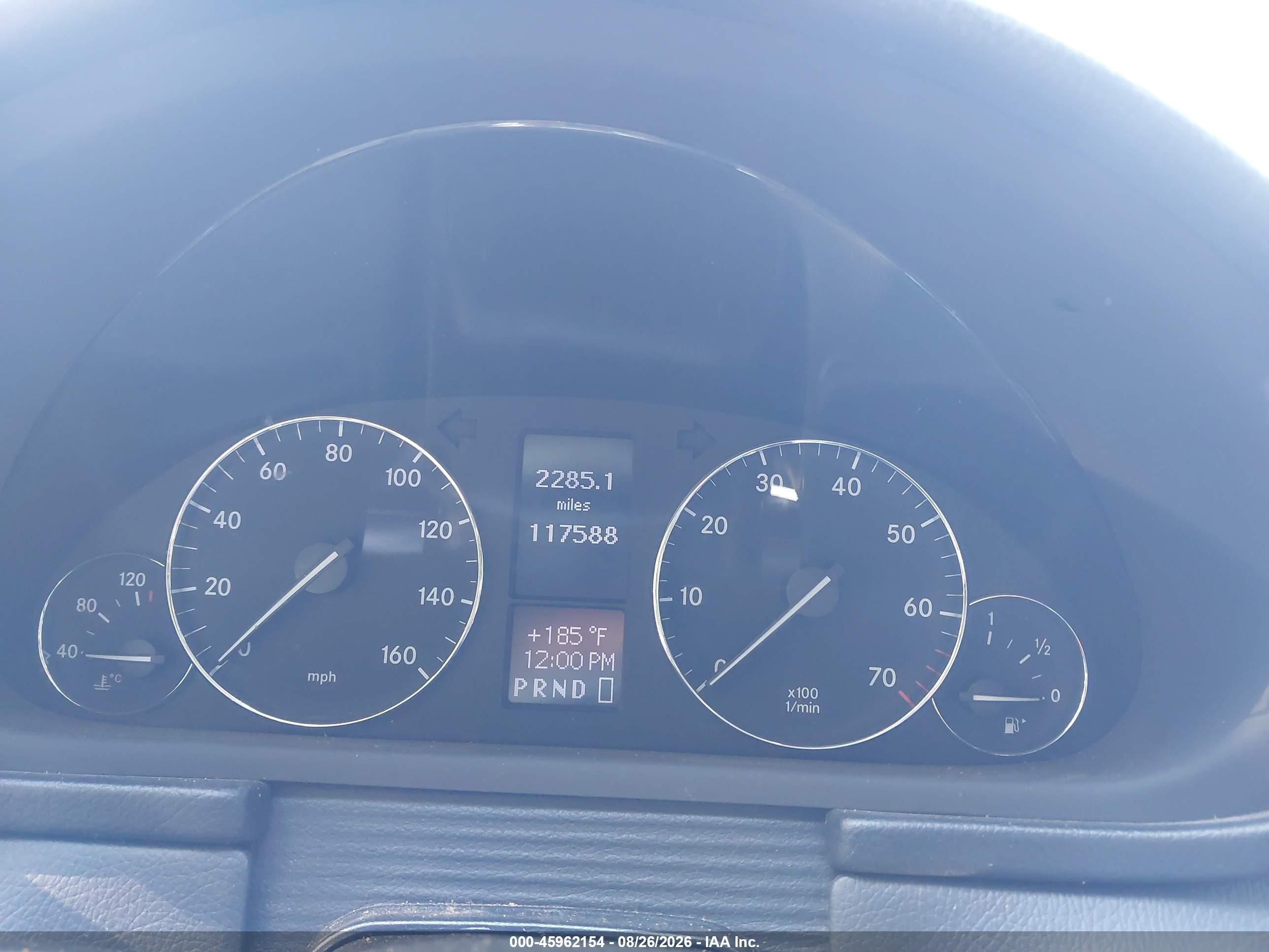 2007 Mercedes-Benz C-Class VIN WDBRF92H47F930115 IAAI salvage auction — Front End, Salvage - Greater Than 75% (Maryland), sold $300 on 2026-09-11 (photo 7)